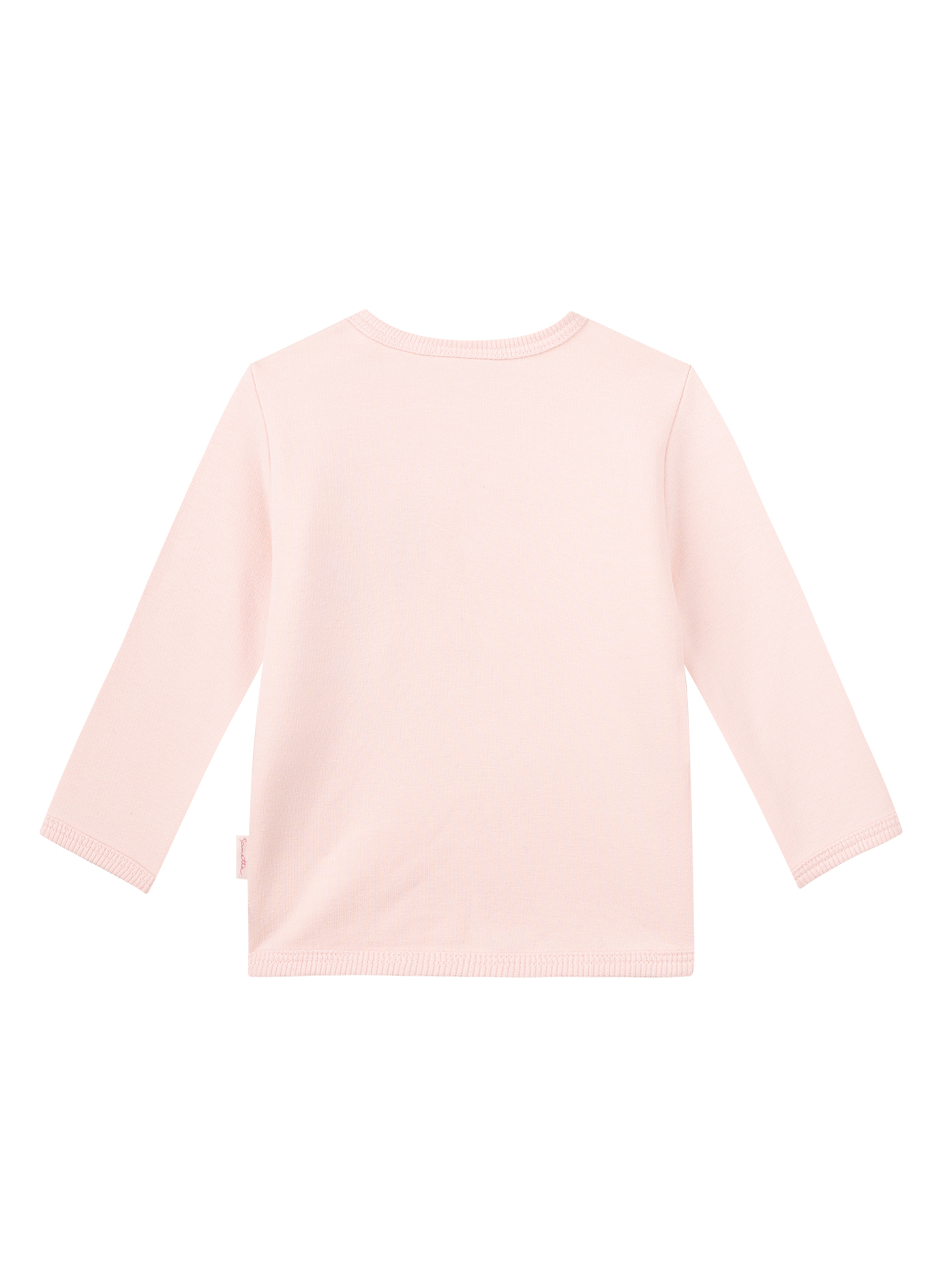 Mädchen-Shirt langarm Rosa 