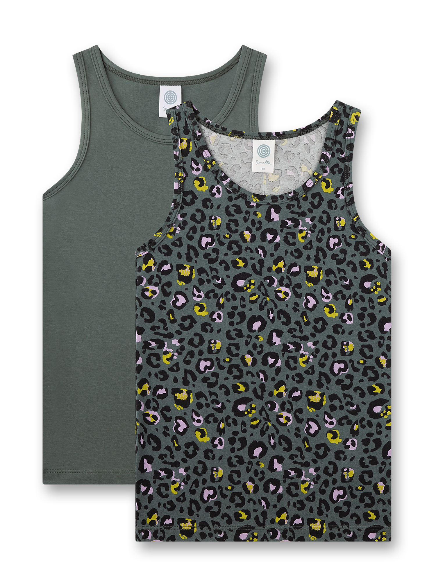 tank top, sleeveless shirt, Leopardendruck, gemustertes Oberteil, Kinderkleidung