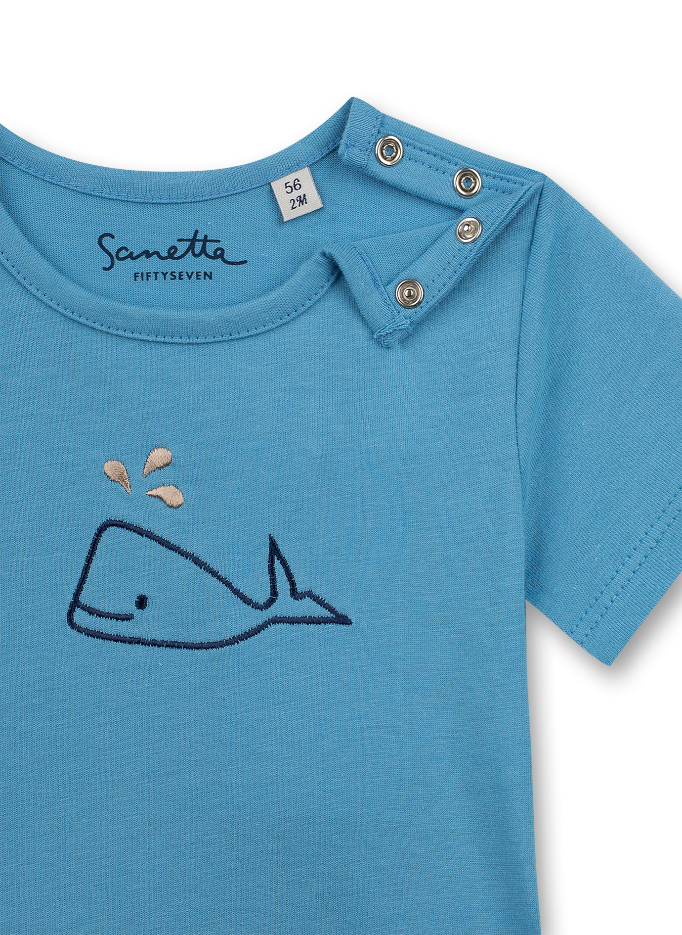 Jungen T-Shirt Hellblau Little Whale