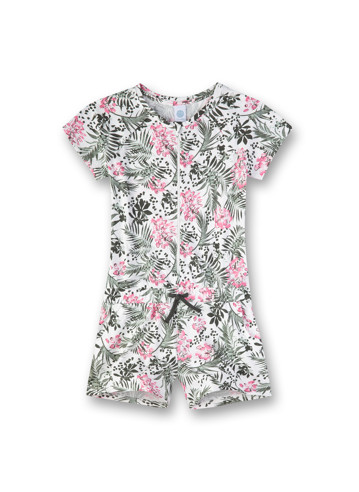 Mädchen-Overall Blumen-Allover Midnight Jungle