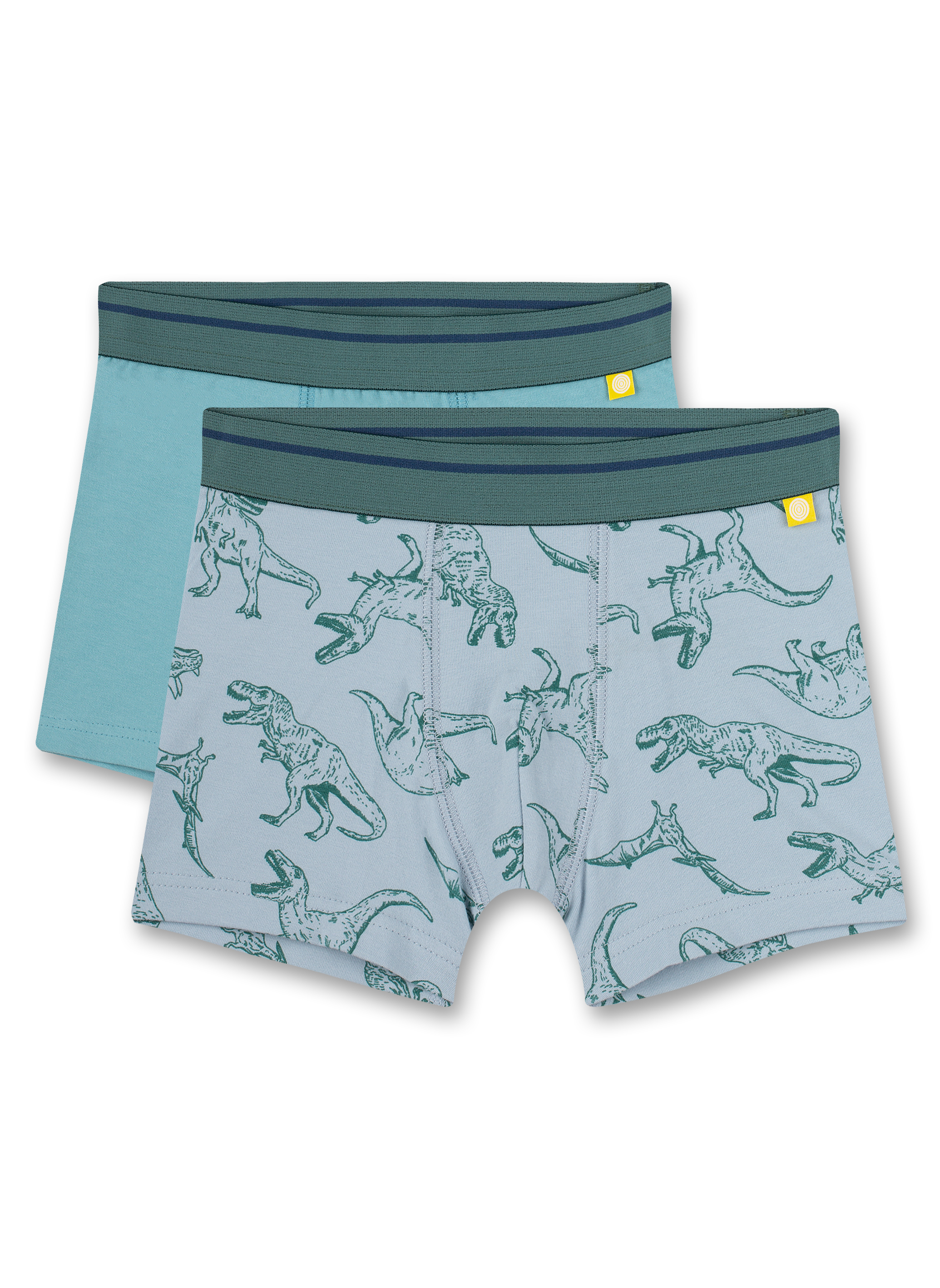 Jungen-Hipshorts (Doppelpack) Blau