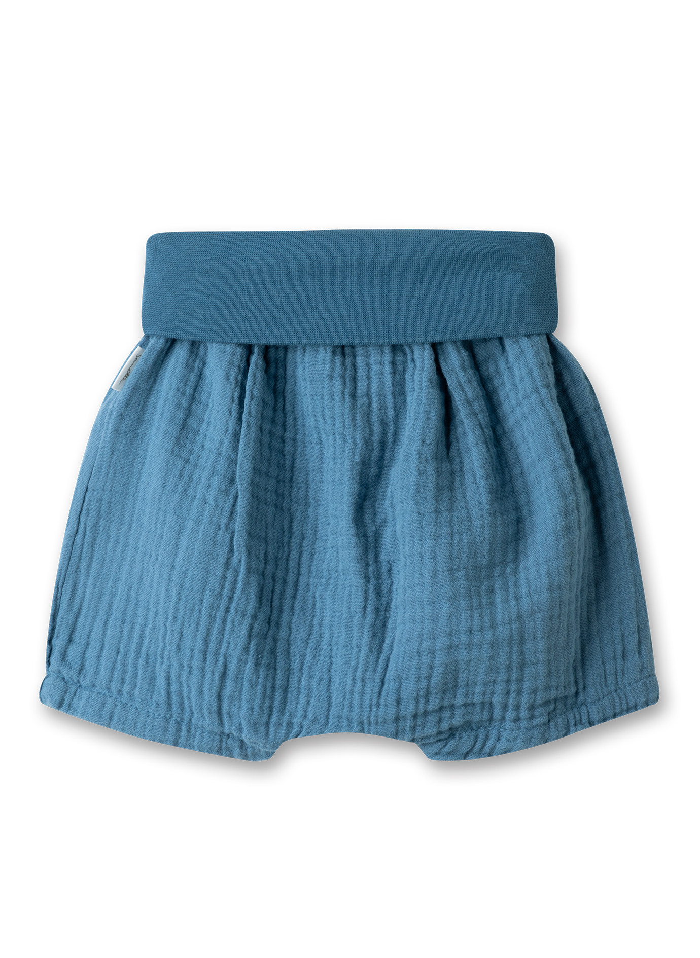 Baby-Shorts Blau aus Musselin