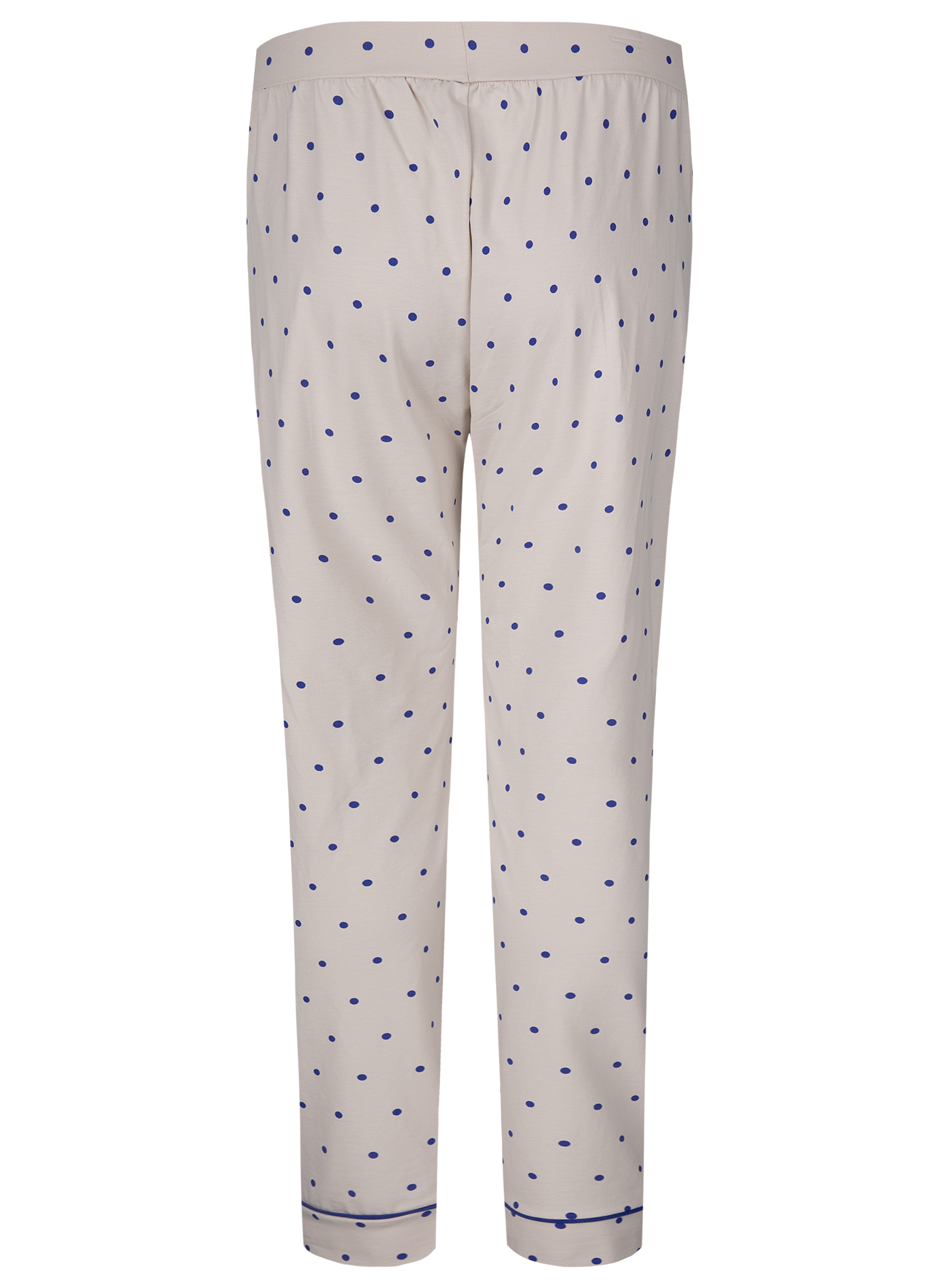 Damen-Pyjamahose Beige Dots