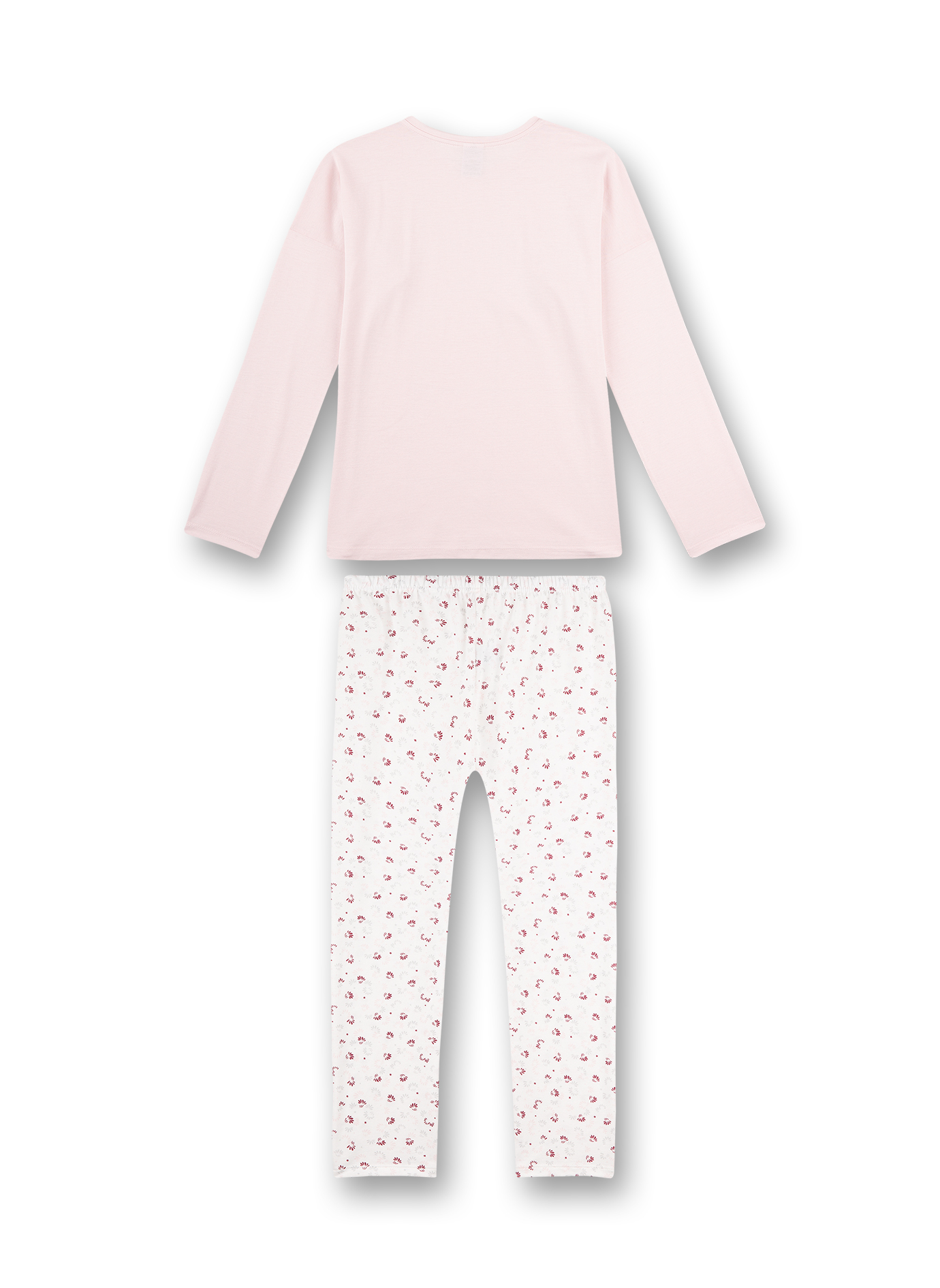 Mädchen-Schlafanzug Rosa Abstract Flower