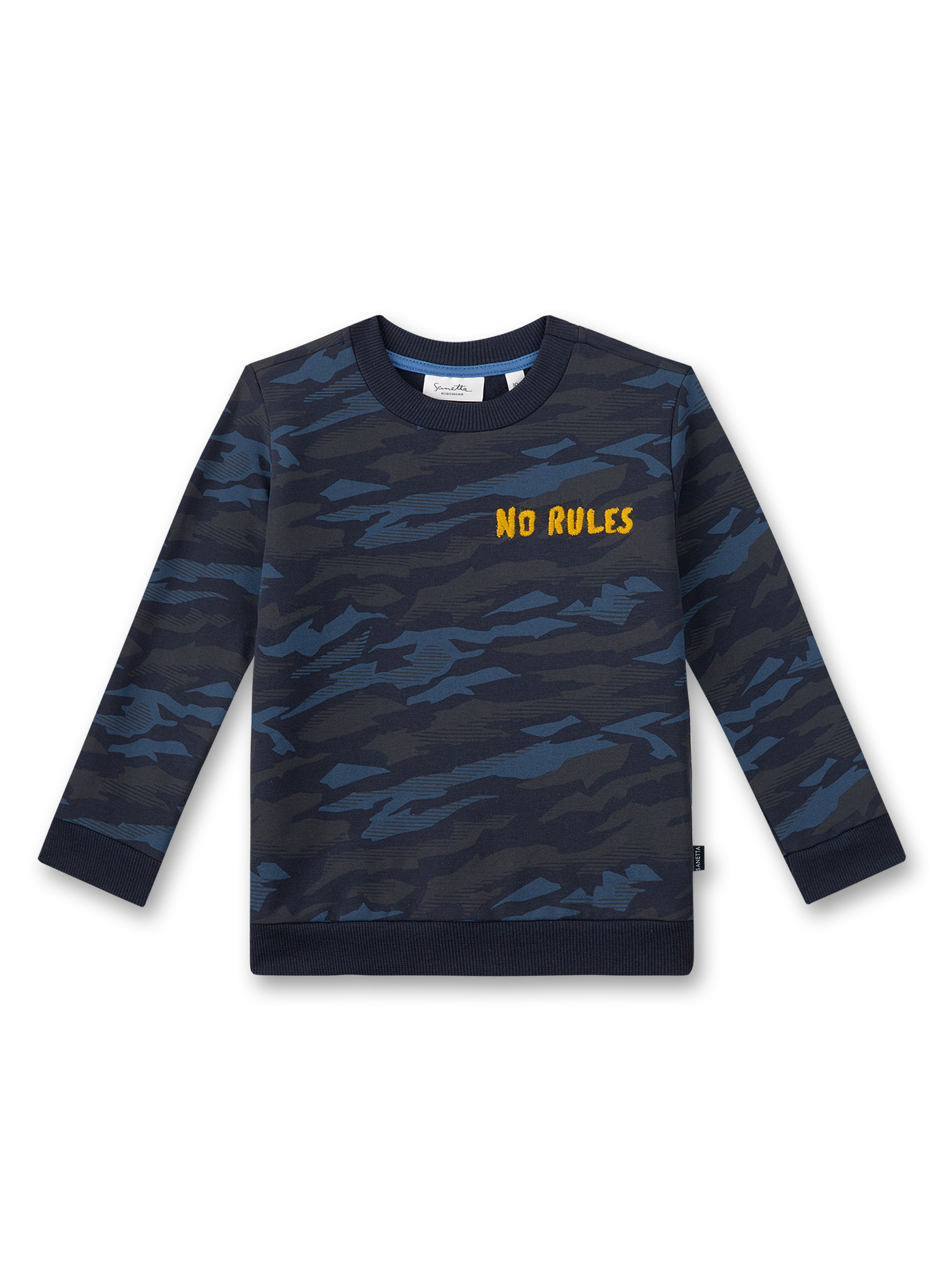 Jungen-Sweatshirt Dunkelblau