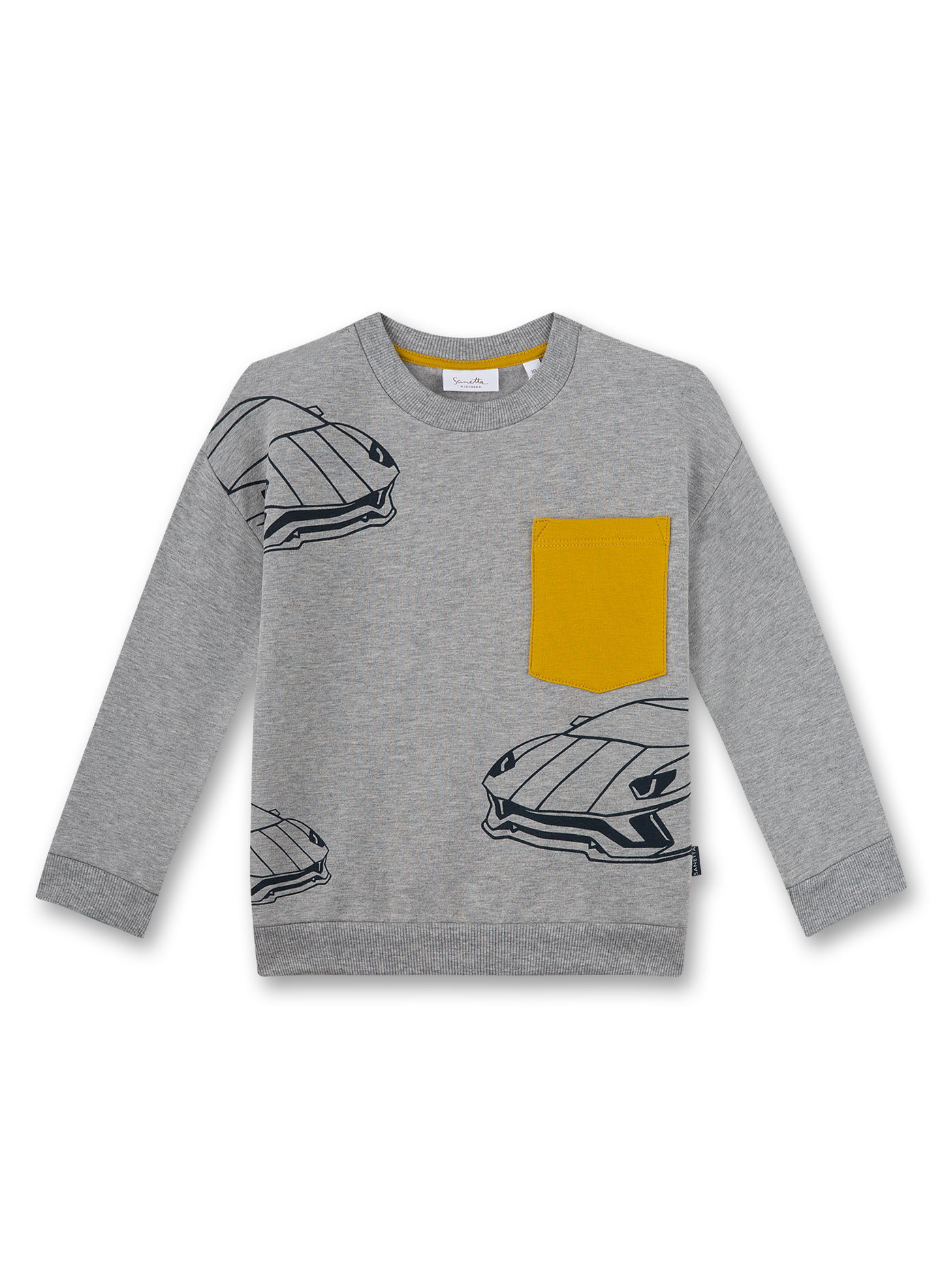 Jungen-Sweatshirt Graumelange Space Driver