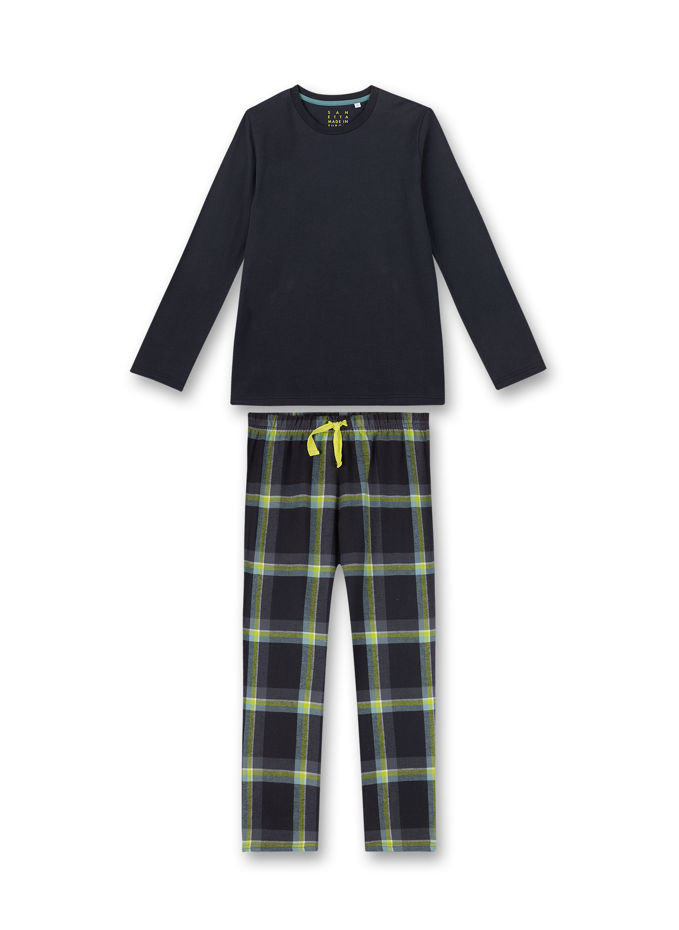 Jungen-Schlafanzug Blau Networking