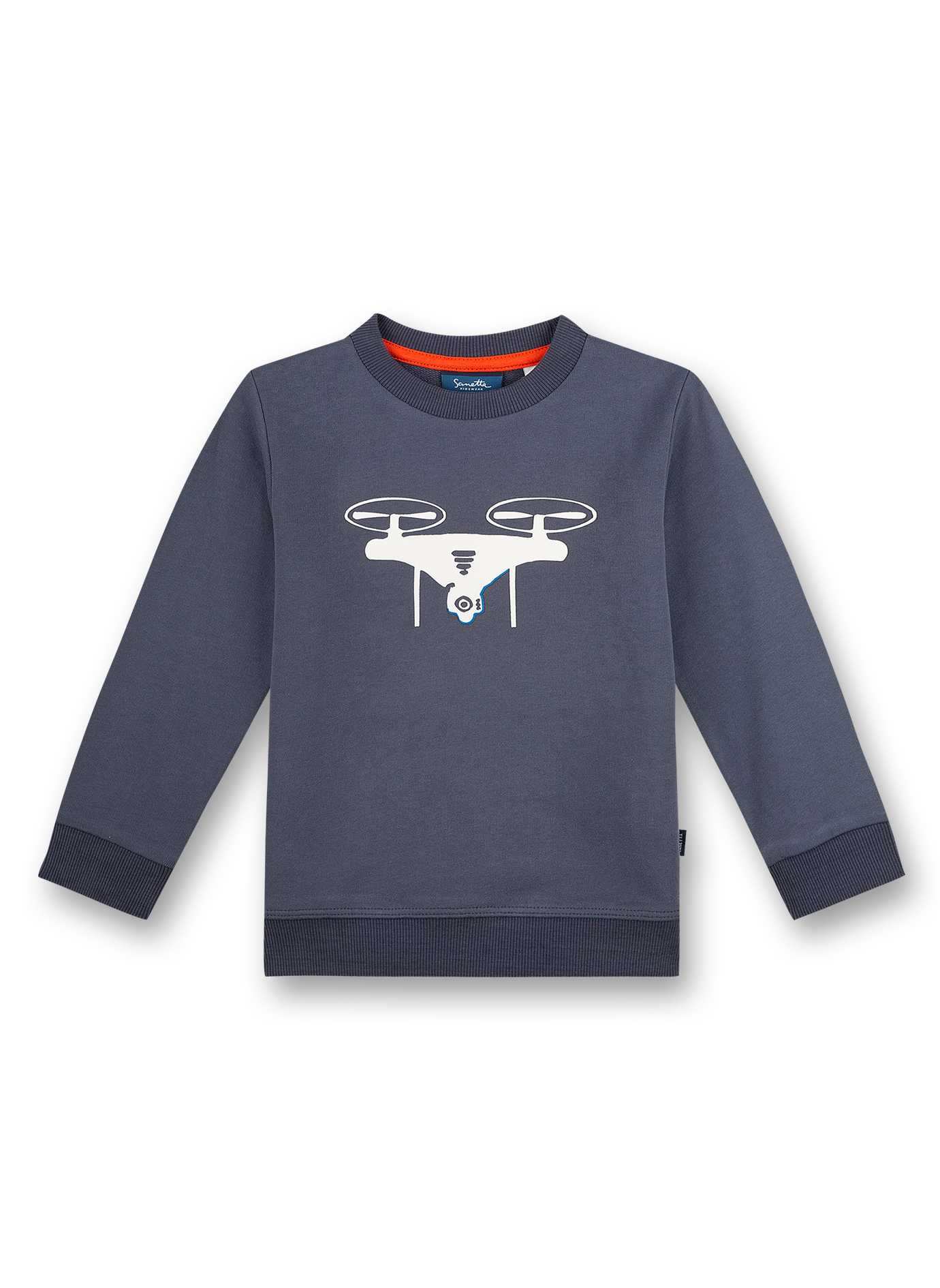 Jungen-Sweatshirt Dunkelblau Air Space