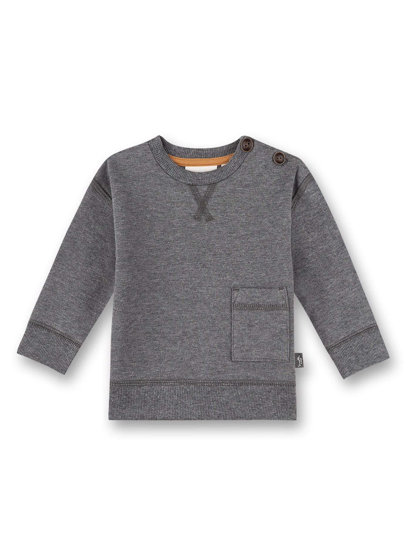 Jungen-Sweatshirt Anthrazit