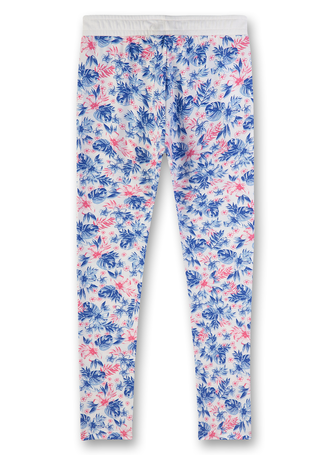 Mädchen-Leggings Blumen-Allover Easy Mix