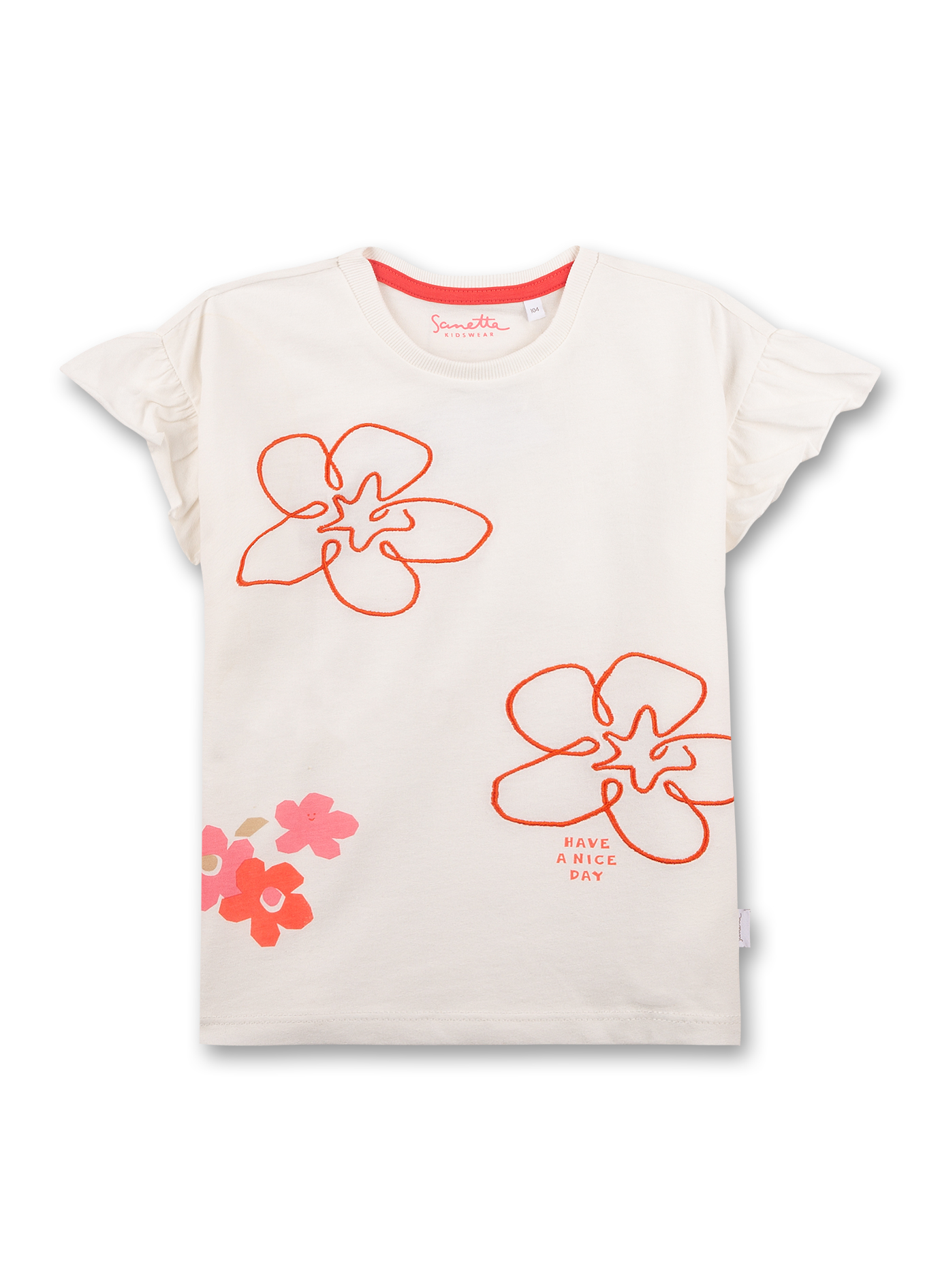 Mädchen T-Shirt Off-White