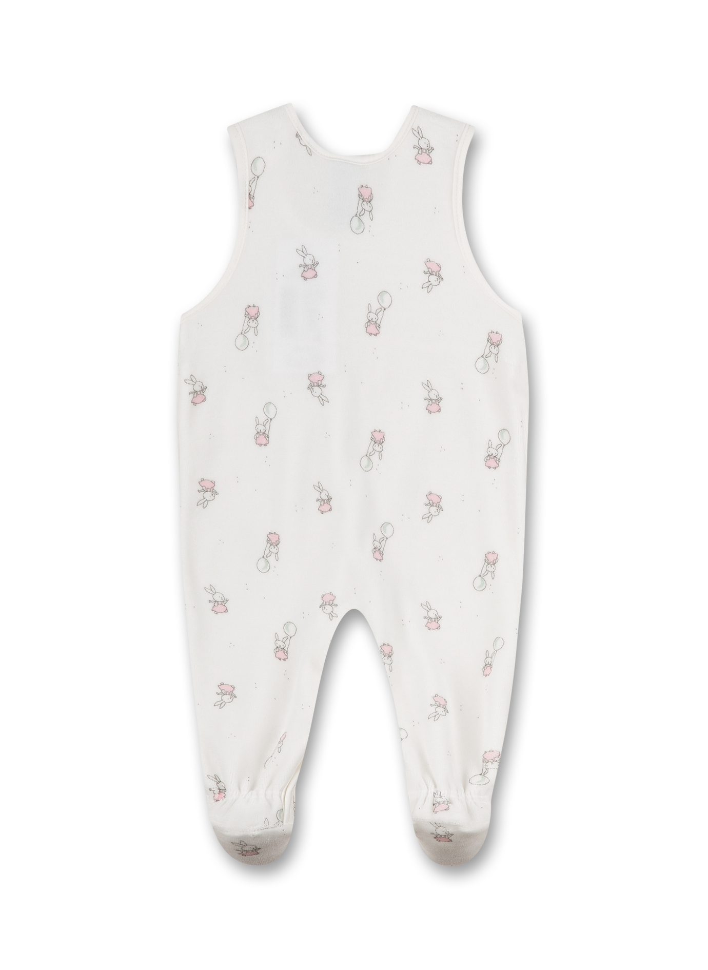 Babystrampler mit Fuß Mädchen Off-White aus Nicki