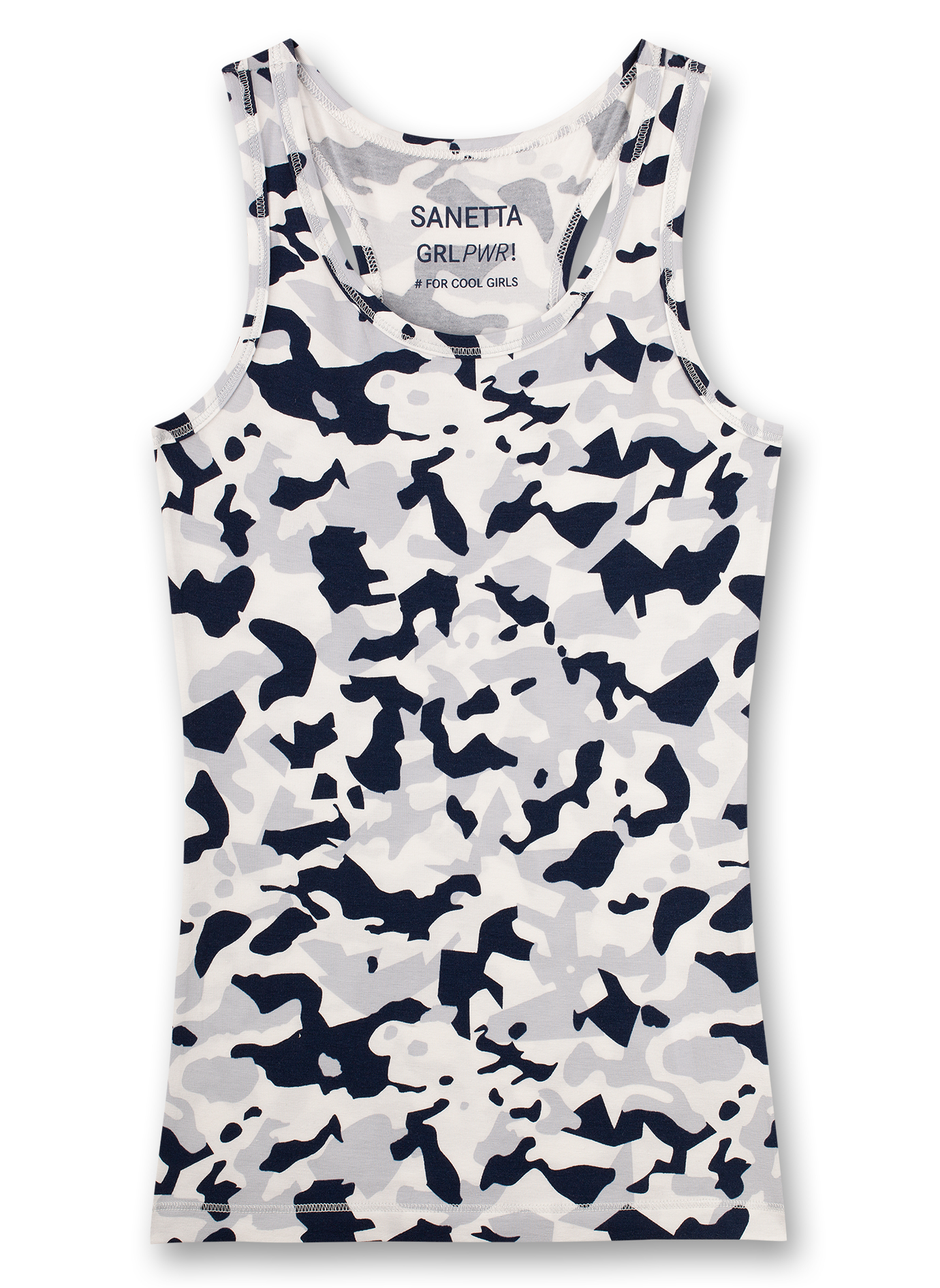 Mädchen-Unterhemd Camouflage-Print Athleisure