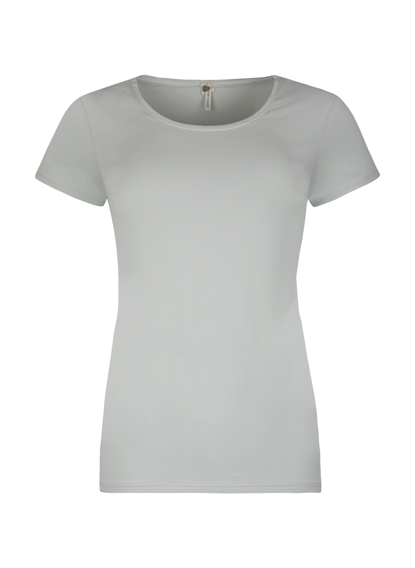 Damen T-Shirt Hellgrau