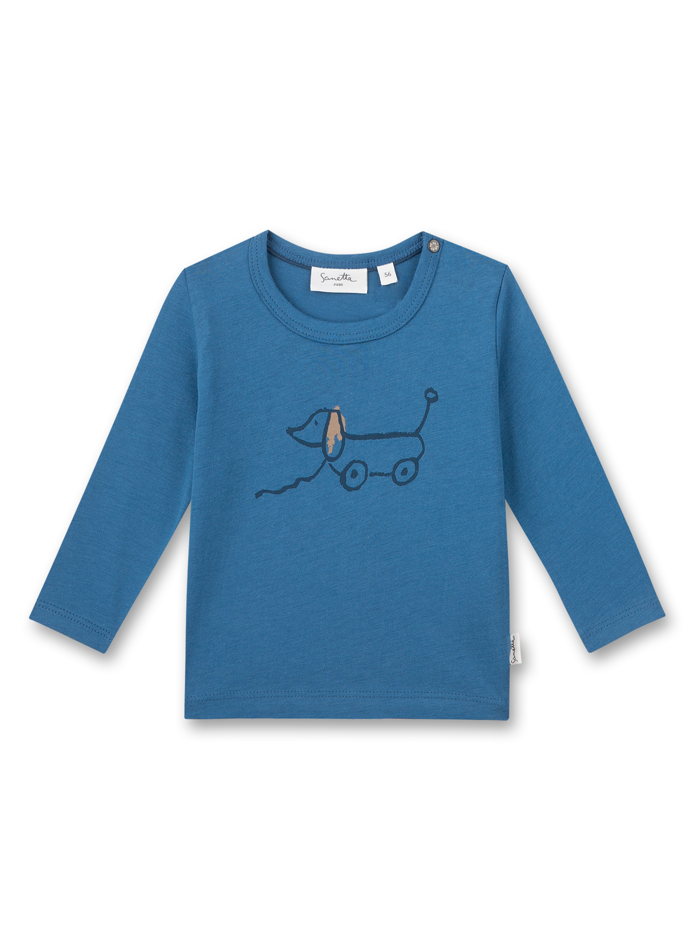 Jungen-Shirt langarm Blau