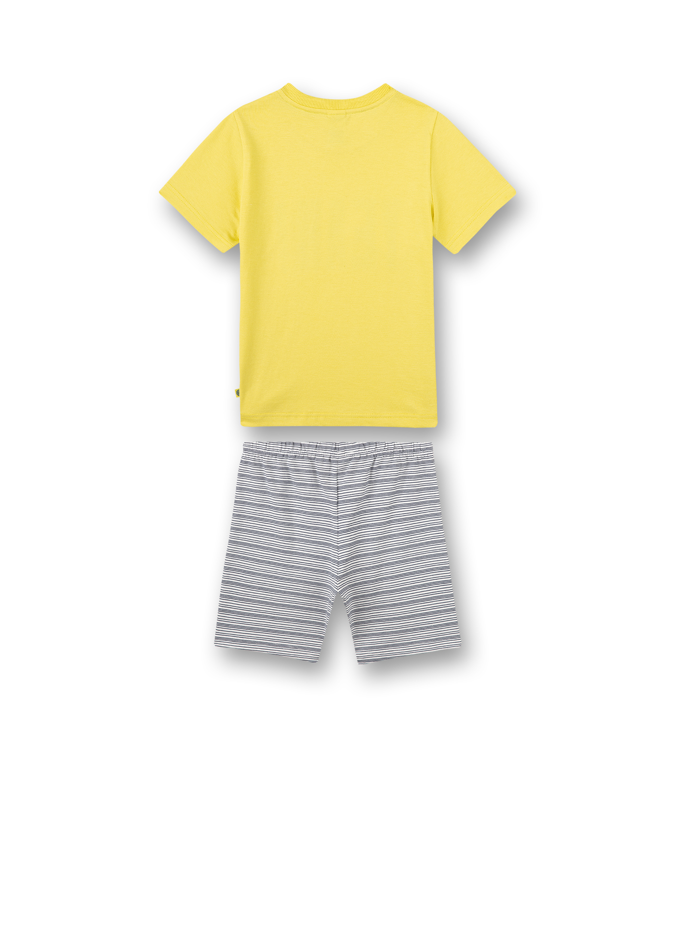 Jungen-Schlafanzug kurz Gelb Sun, Palms and Beach