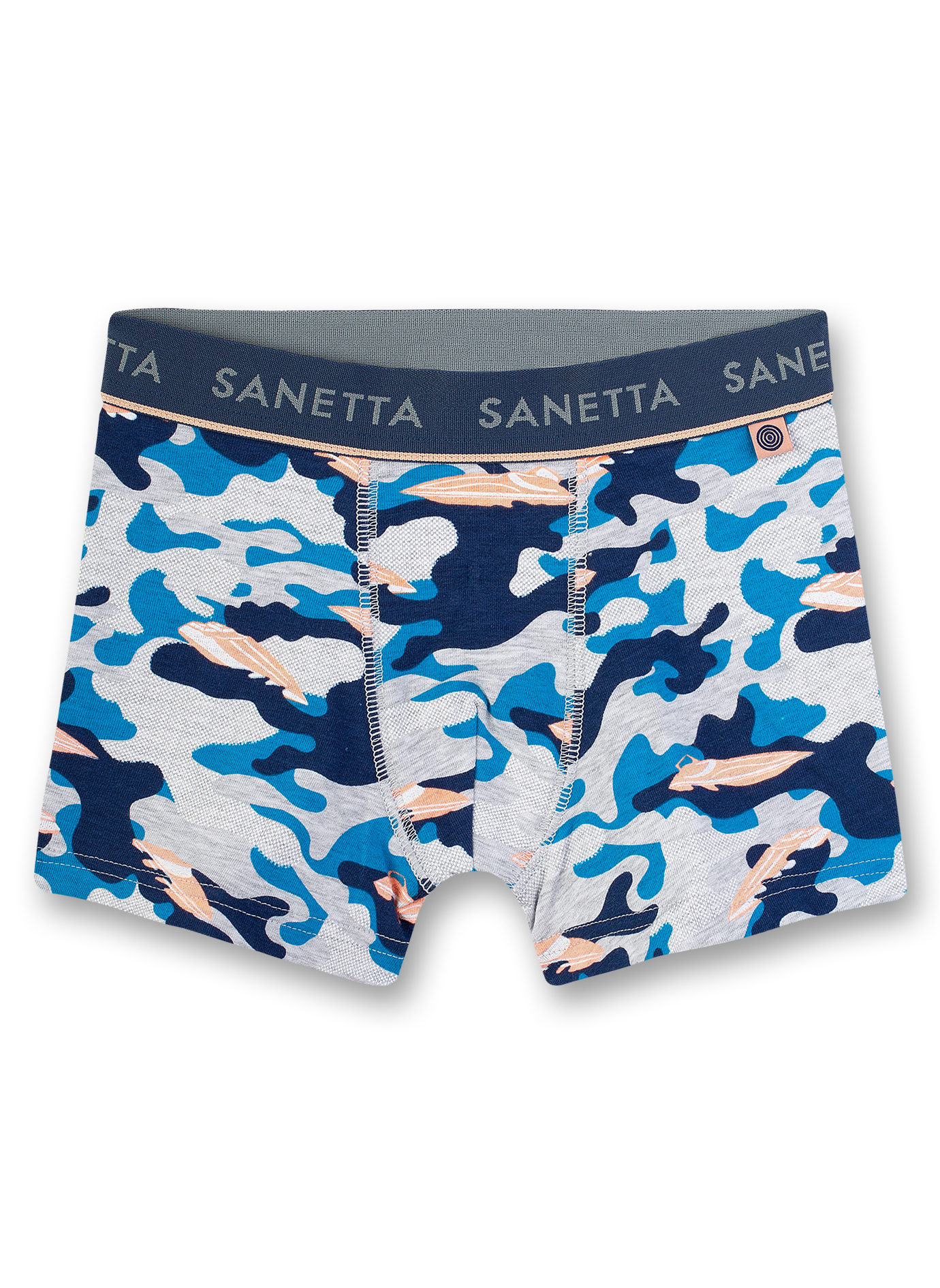 Jungen-Shorts Camouflage Speedboat