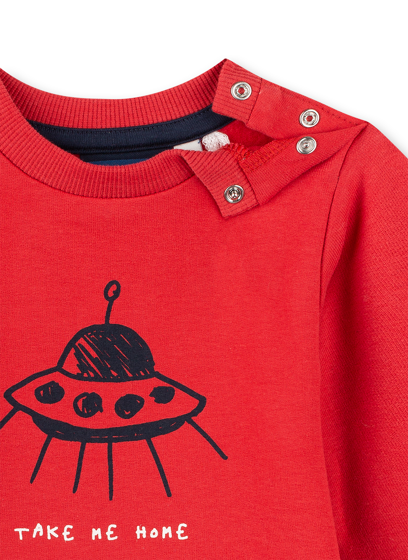 Jungen-Sweatshirt Rot Inter Galactic