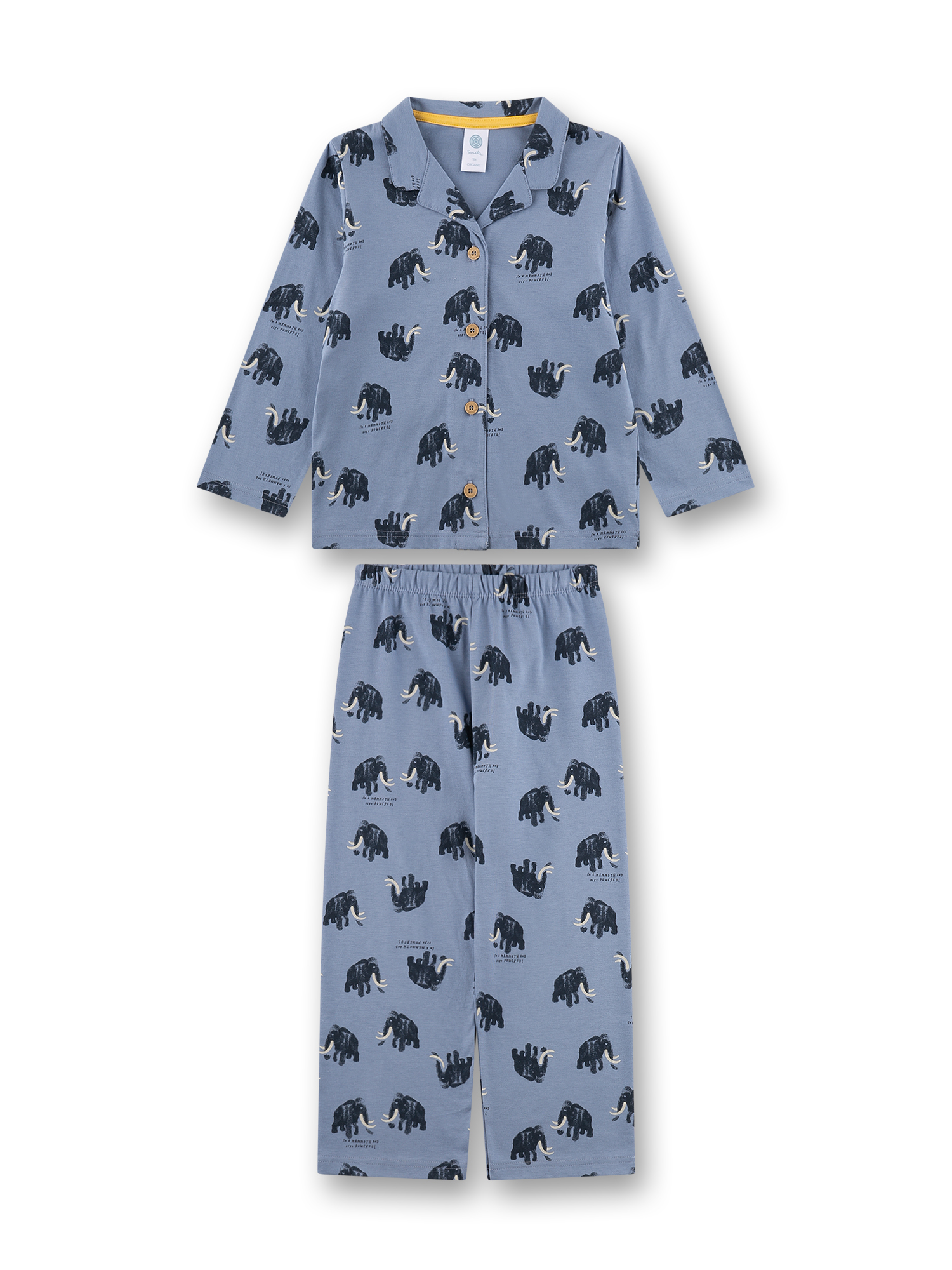 Jungen-Pyjama blau Mammut
