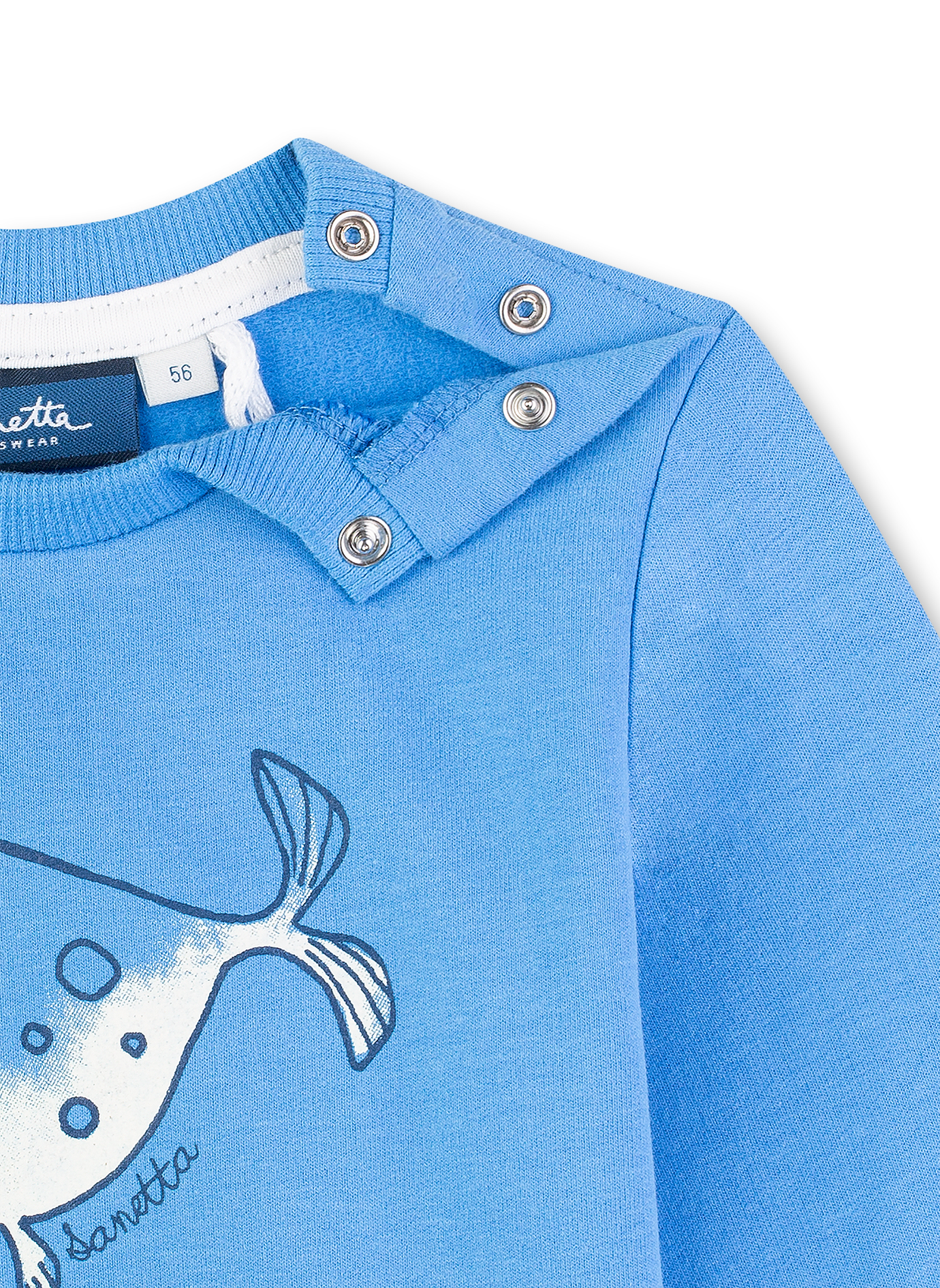 Jungen-Sweatshirt Blau Submarine