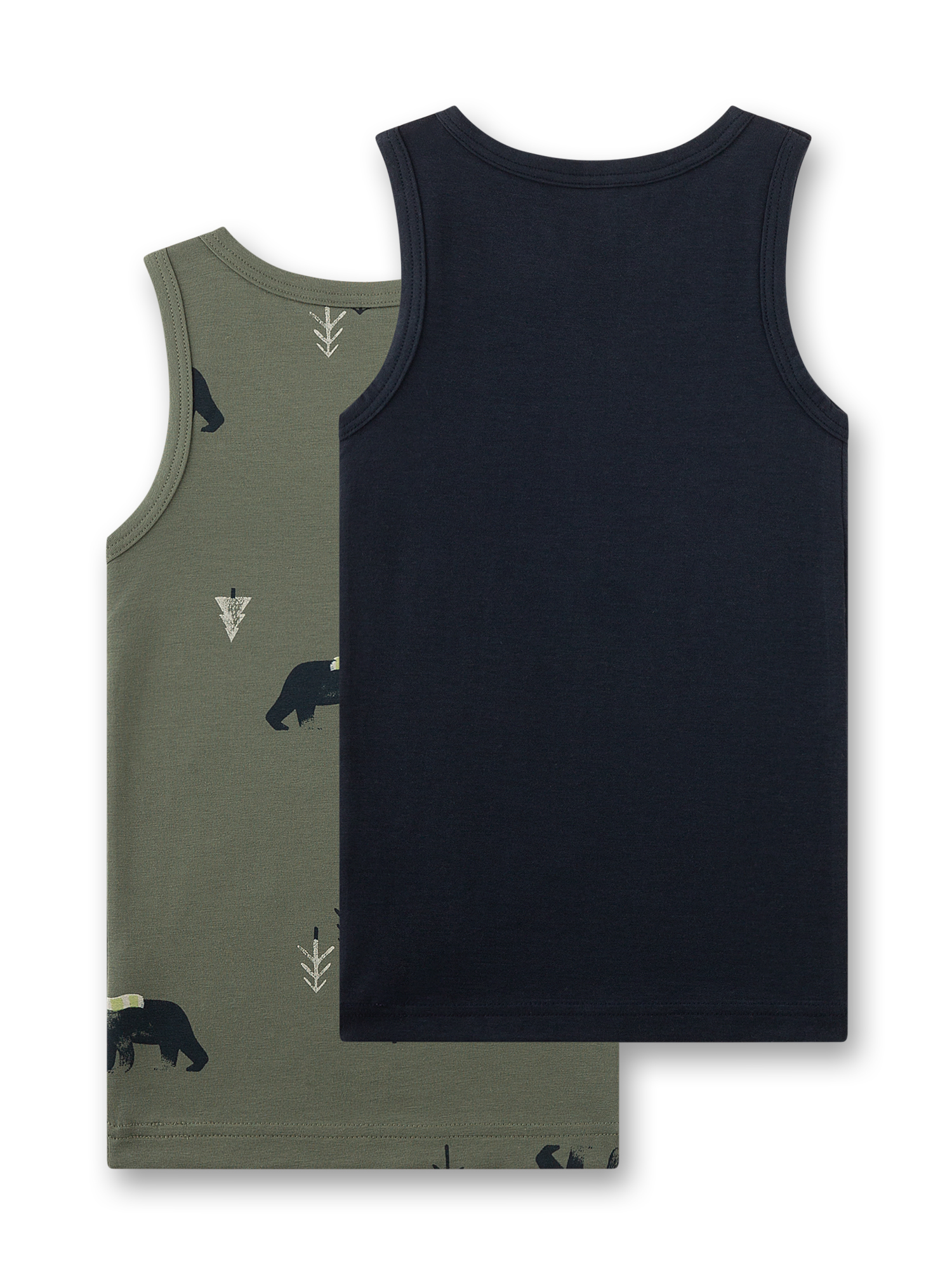 Tanktop, Kinder, Armellos, Navy","Forest print
