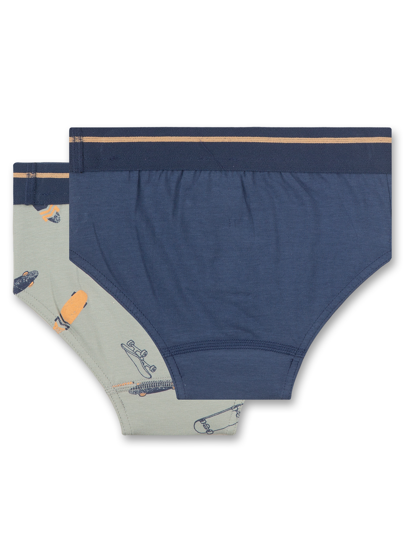 Jungen-Slips (Doppelpack) Grau und Blau