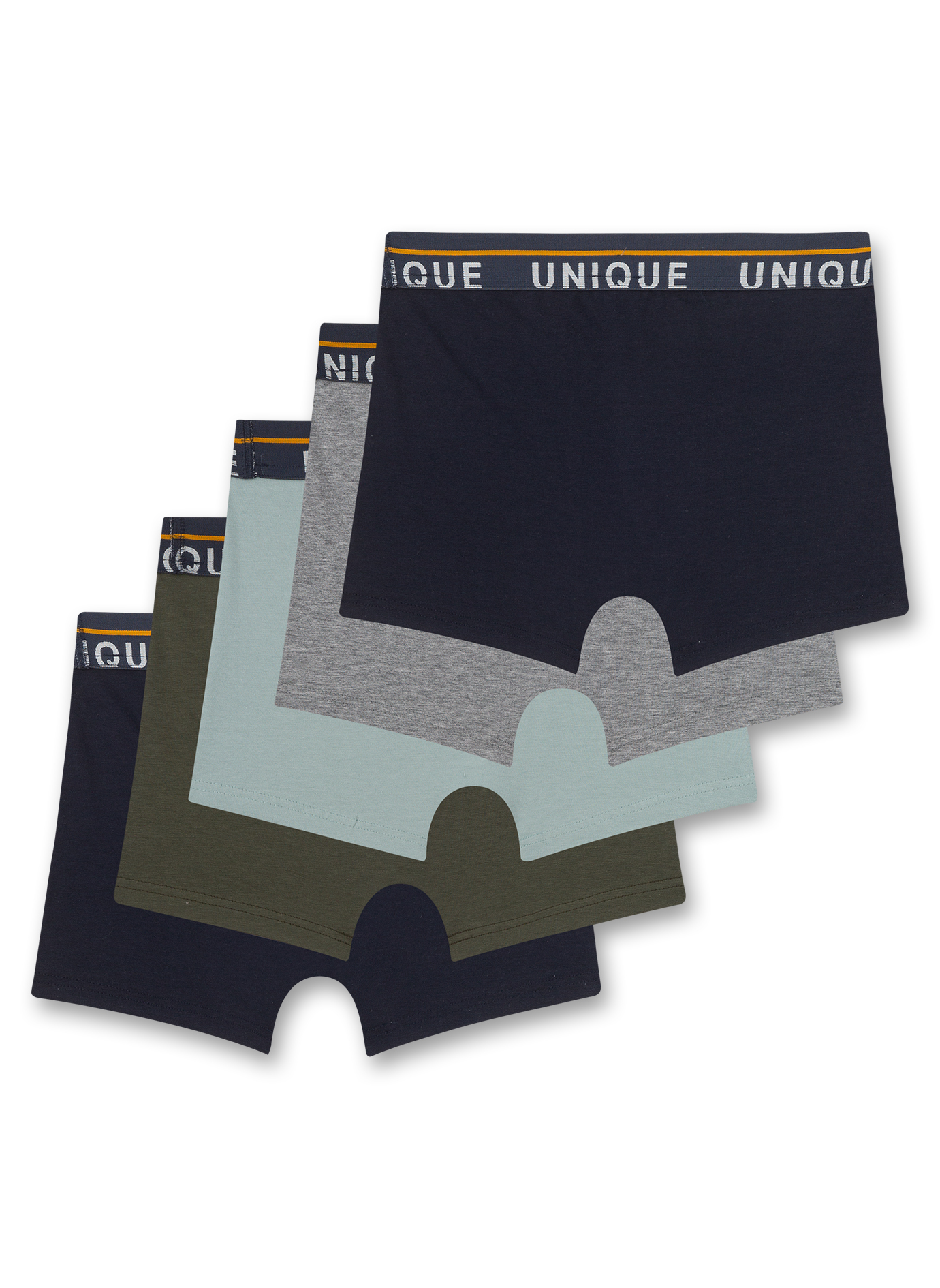 Jungen-Hipshorts (5er-Pack) Blau