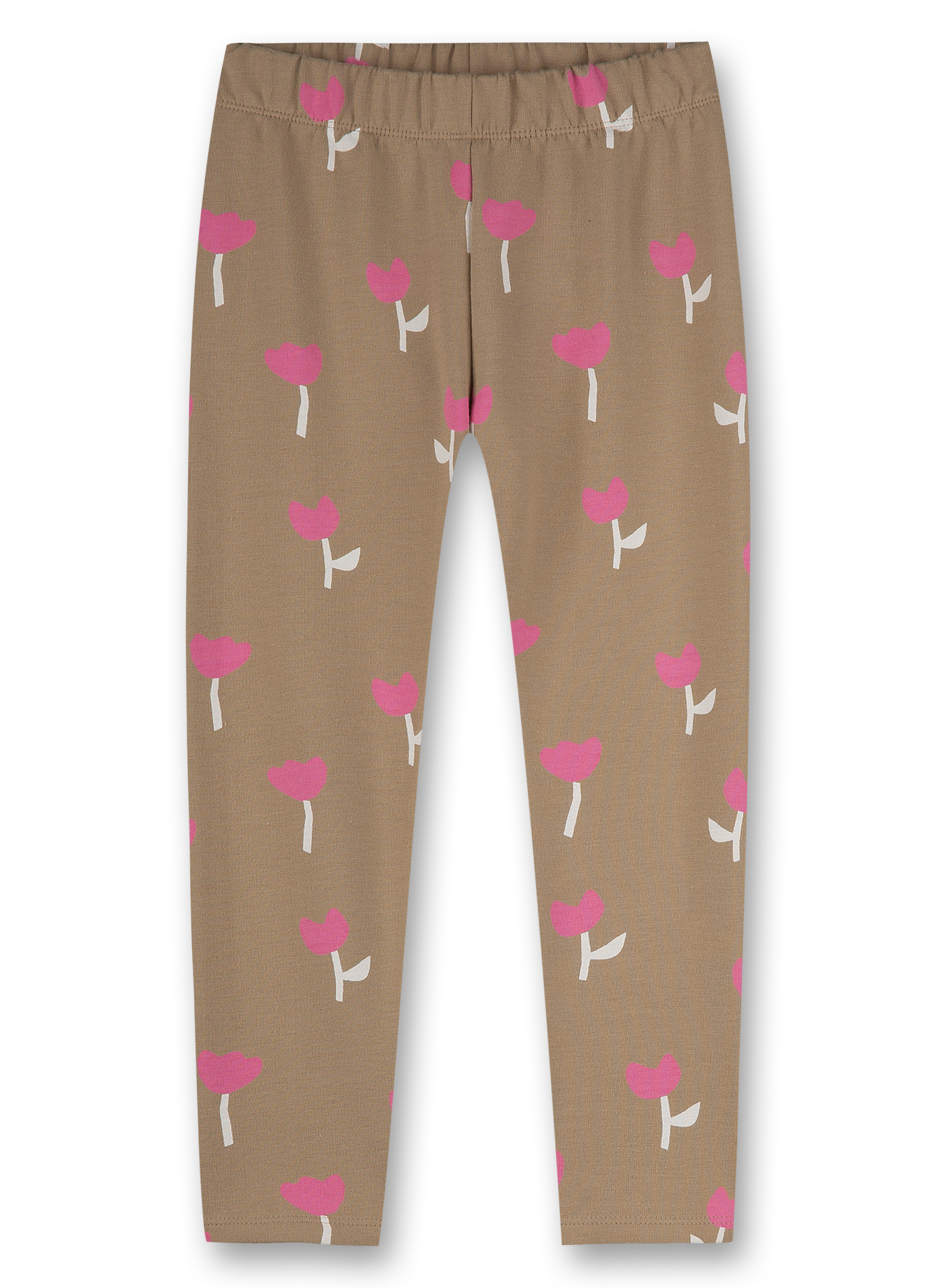 Mädchen-Sweathose Beige Flower