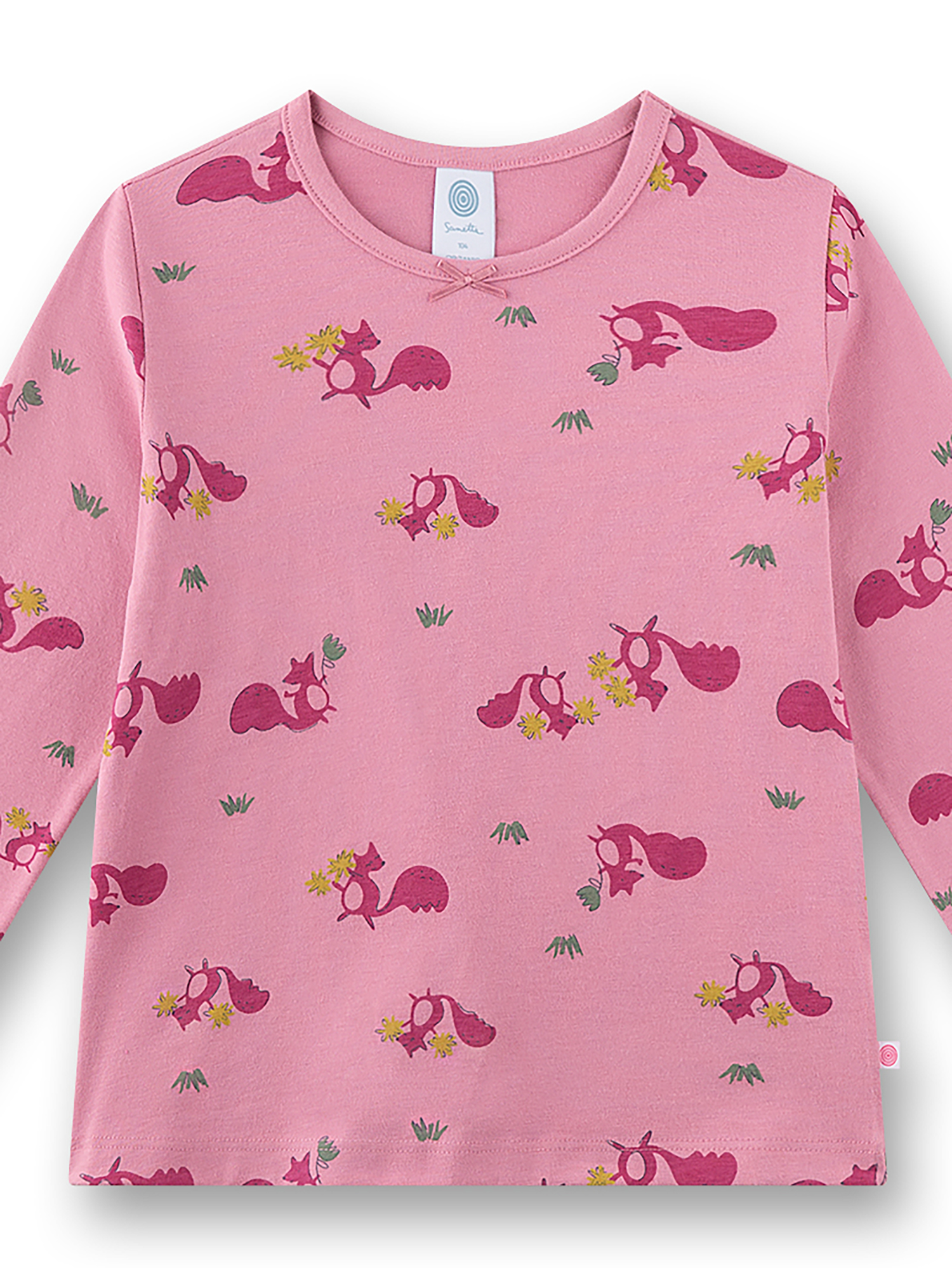 kind,  shirt,  long-sleeve,  pink,  pattern squirrel