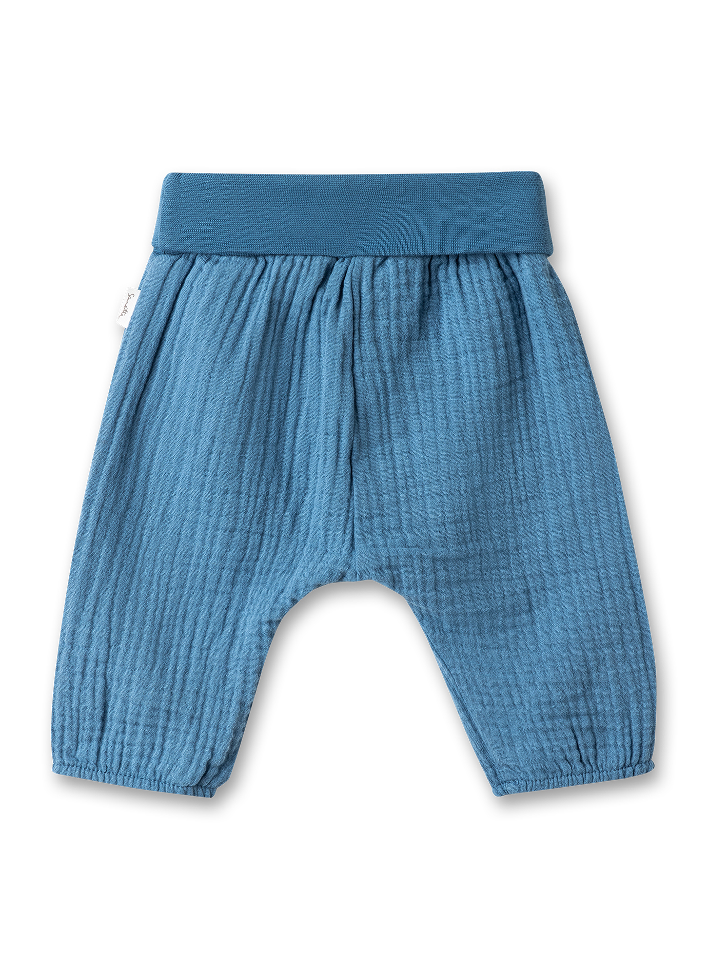 Baby-Hose Blau aus Musselin 