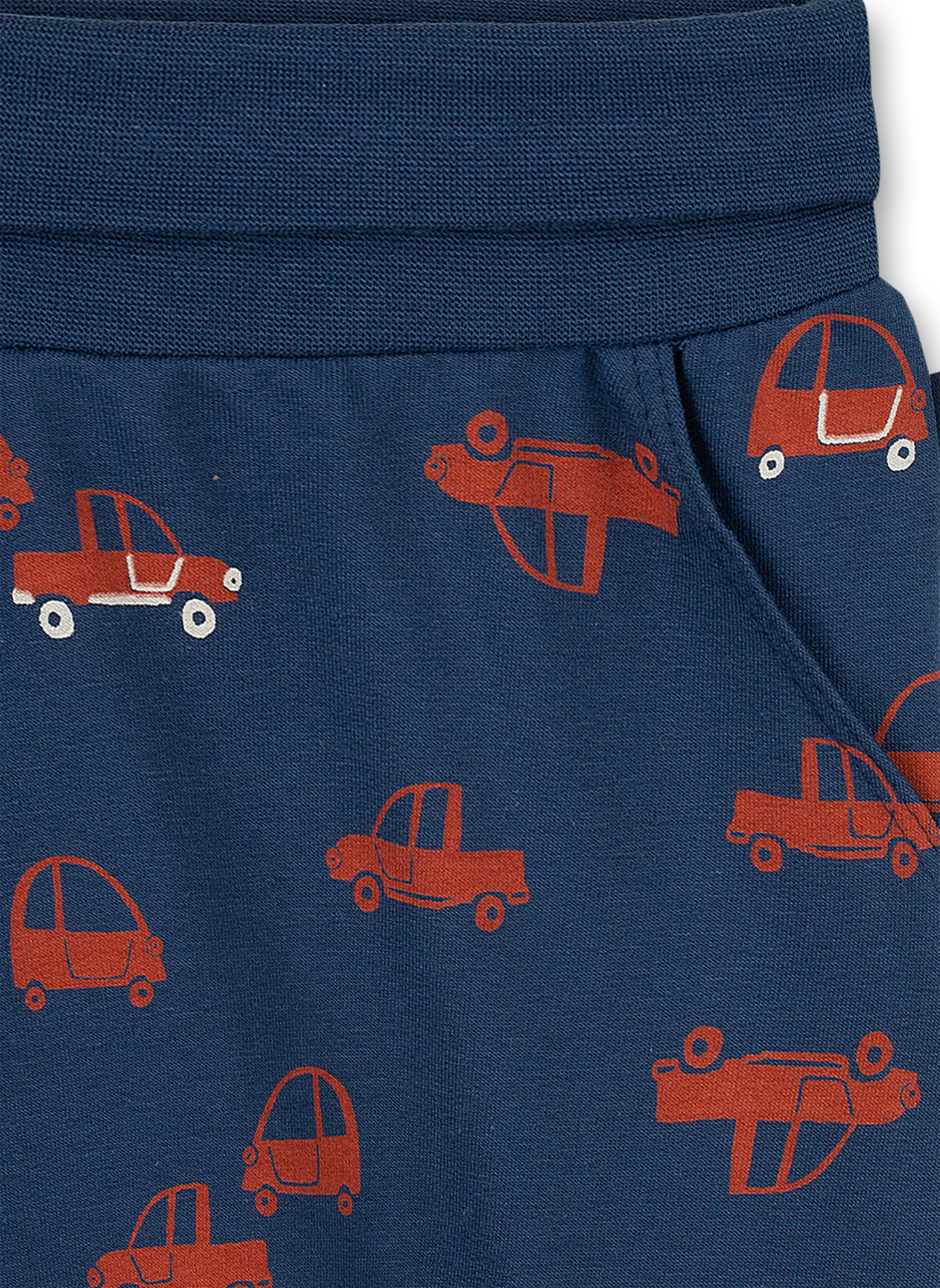 Jungen-Sweathose Dunkelblau Little Car