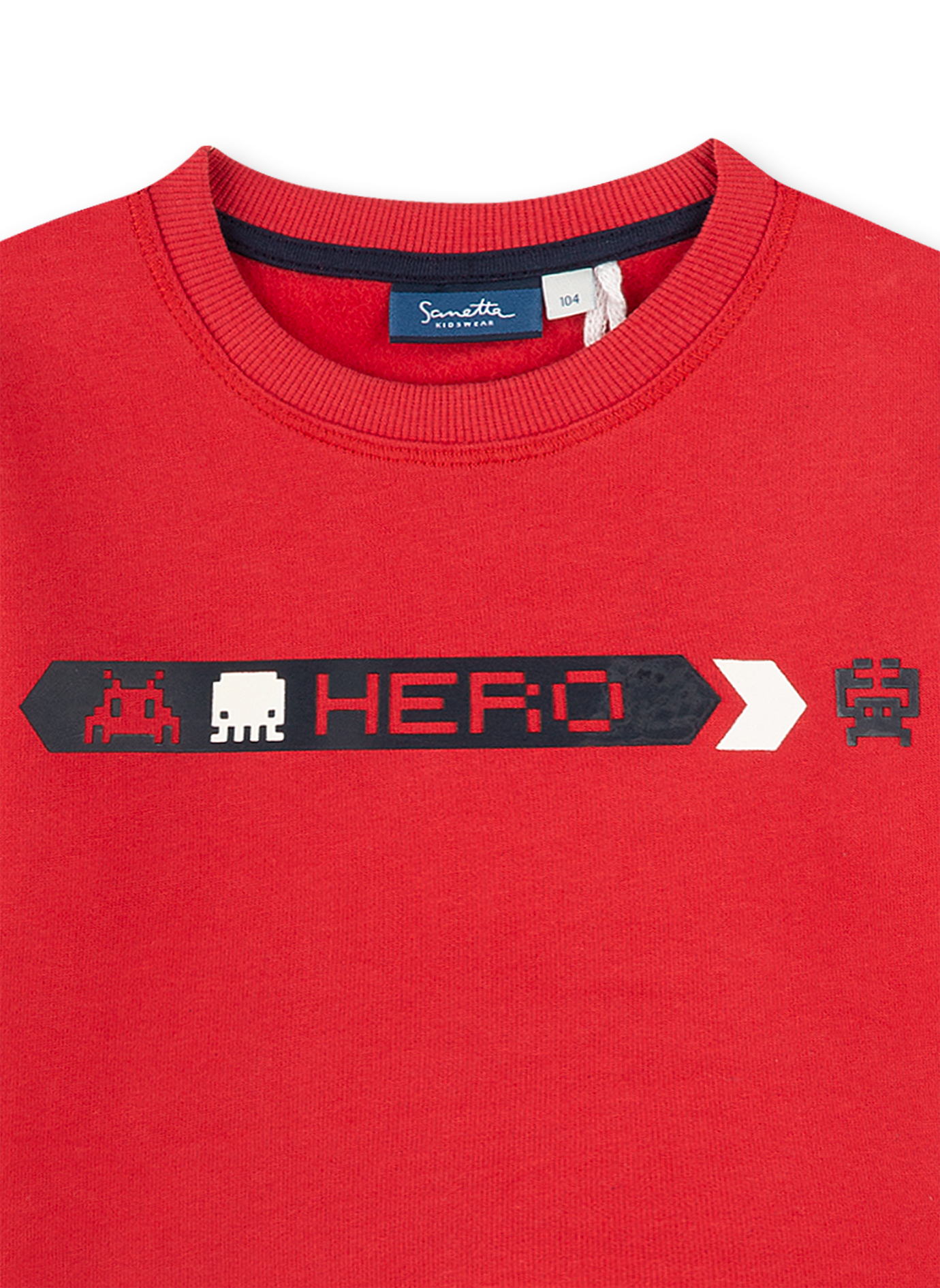 Jungen-Sweatshirt Rot Gamer