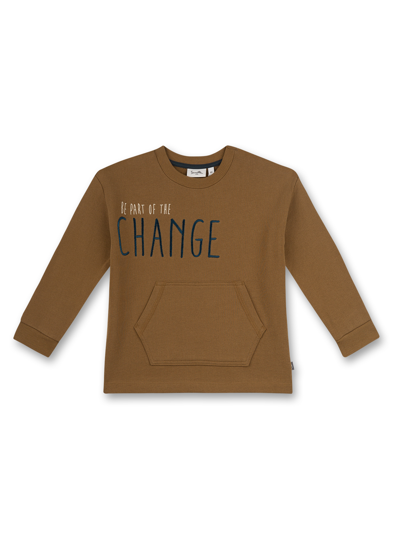 Jungen-Sweatshirt braun