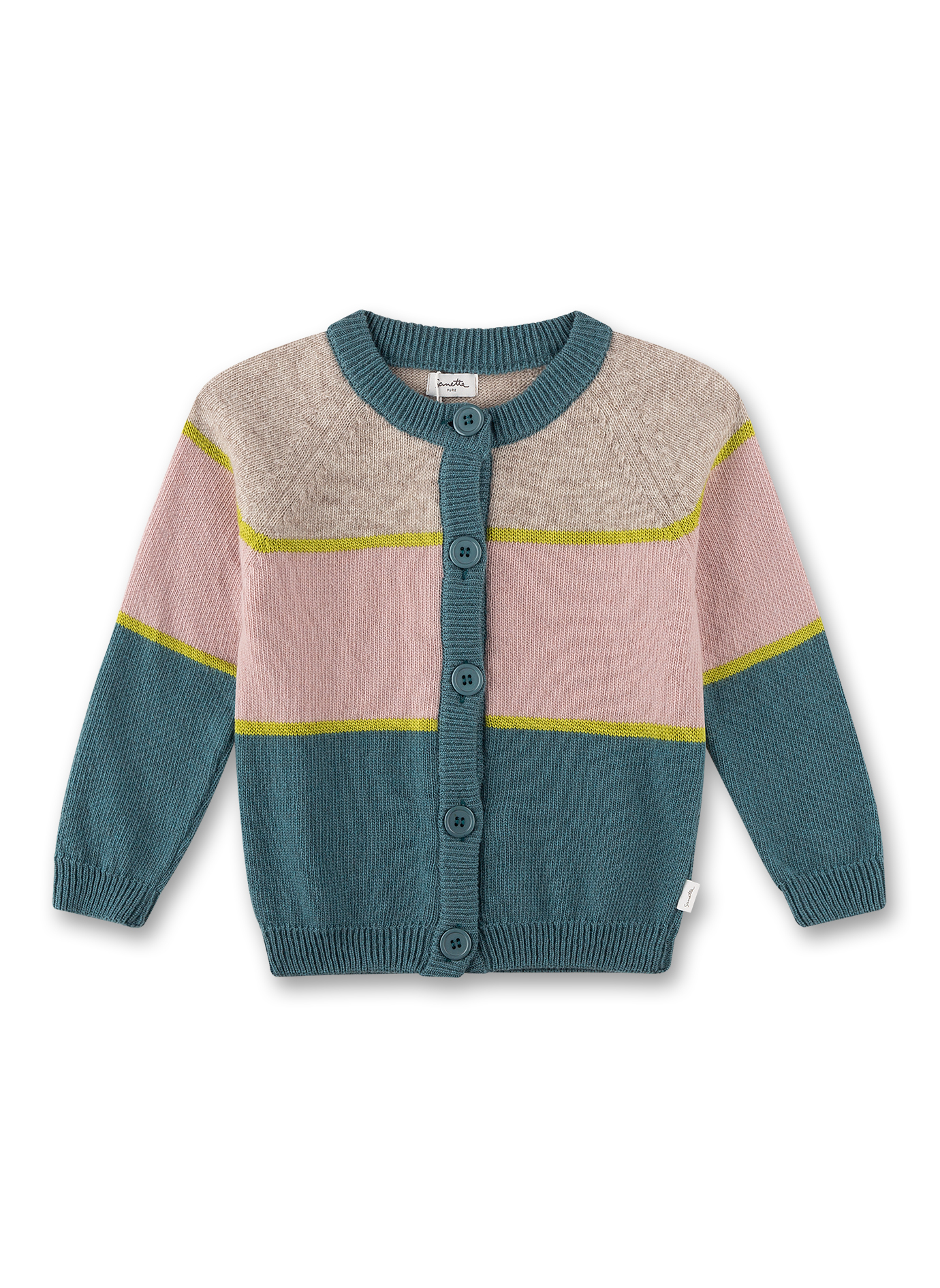 Mädchen-Strickjacke blau