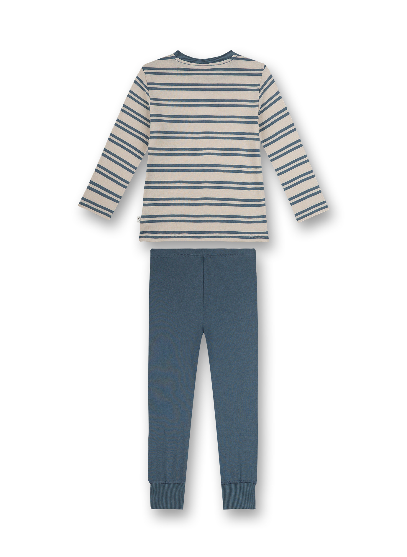 Jungen-Schlafanzug Blau Ringel