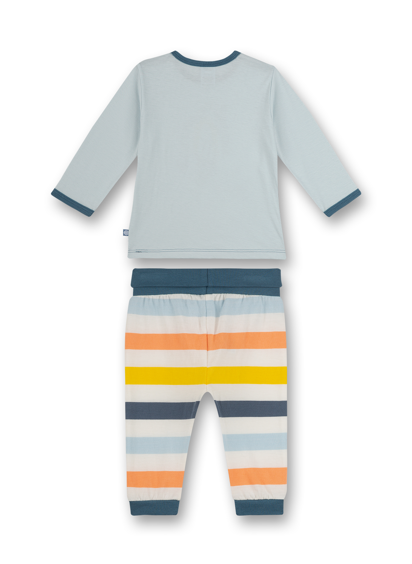 Jungen-Schlafanzug Hellblau Rainbow