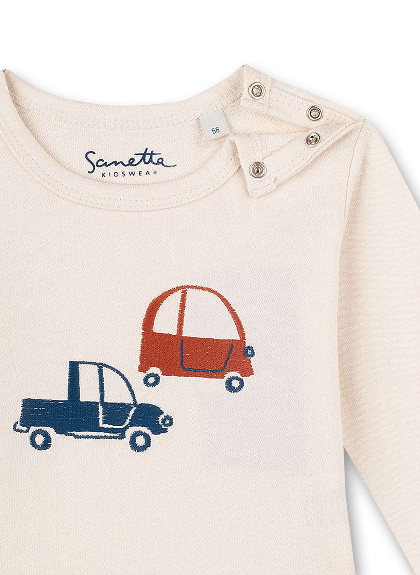 Jungen-Shirt langarm Off-White Little Car