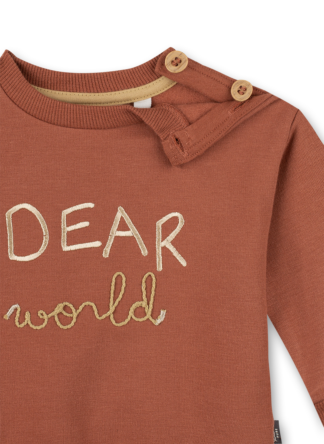 Unisex-Sweatshirt Braun