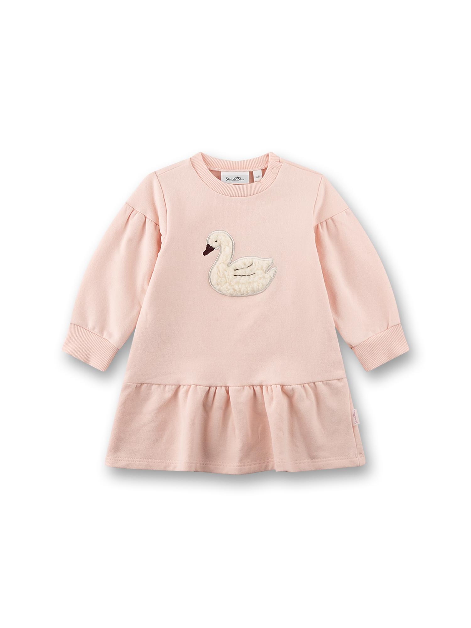 Baby-Kleid rosa Schwan
