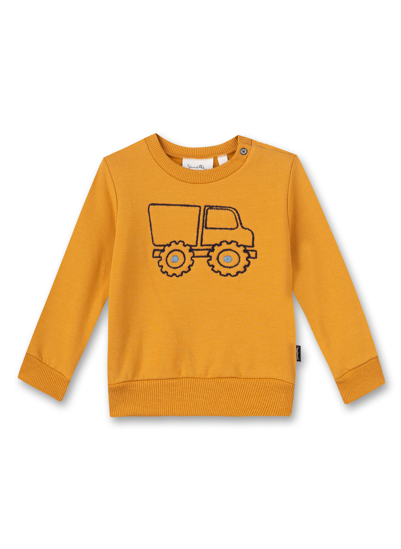 Jungen-Sweatshirt Gelb