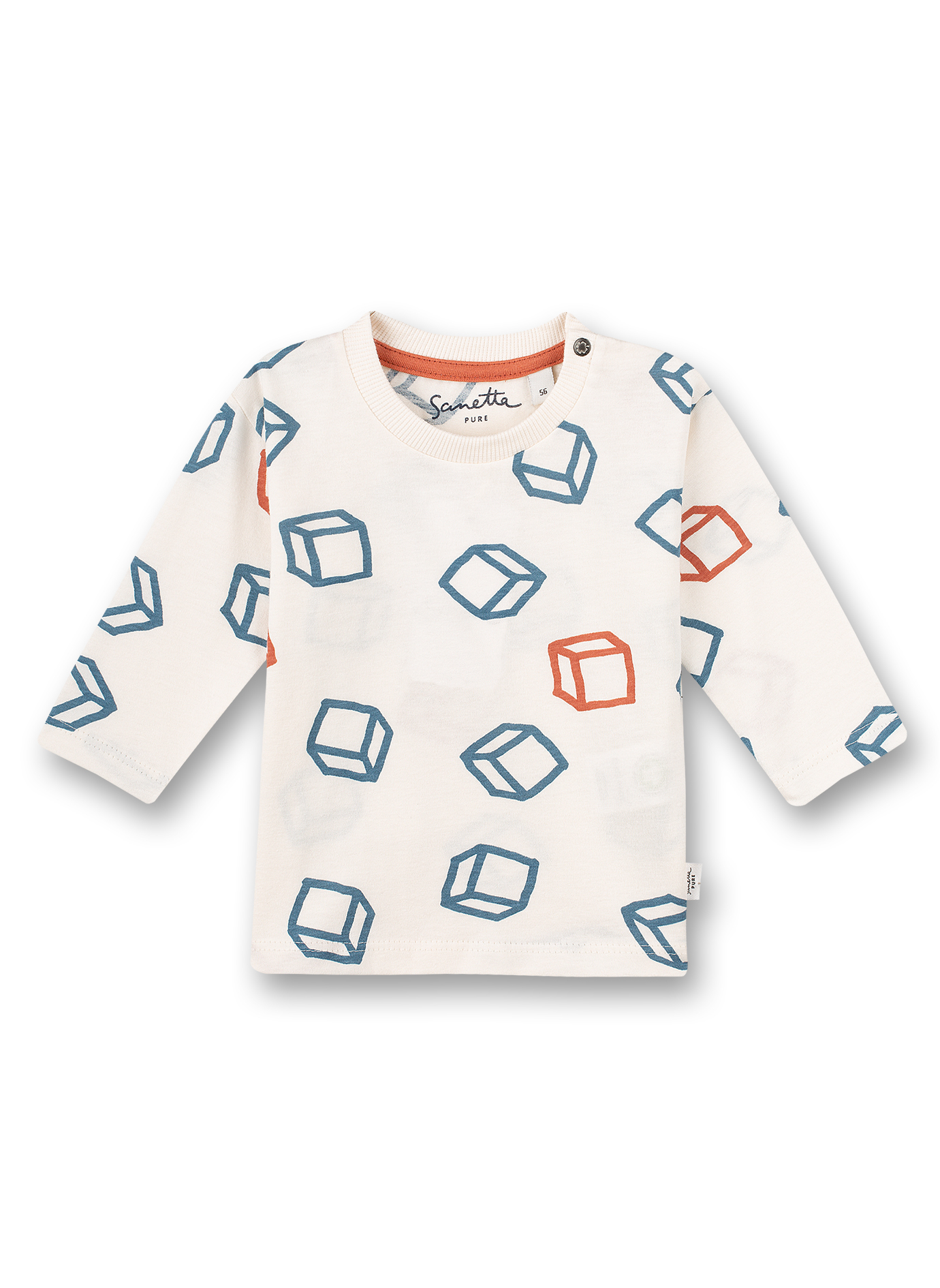 Jungen-Shirt langarm Weiß