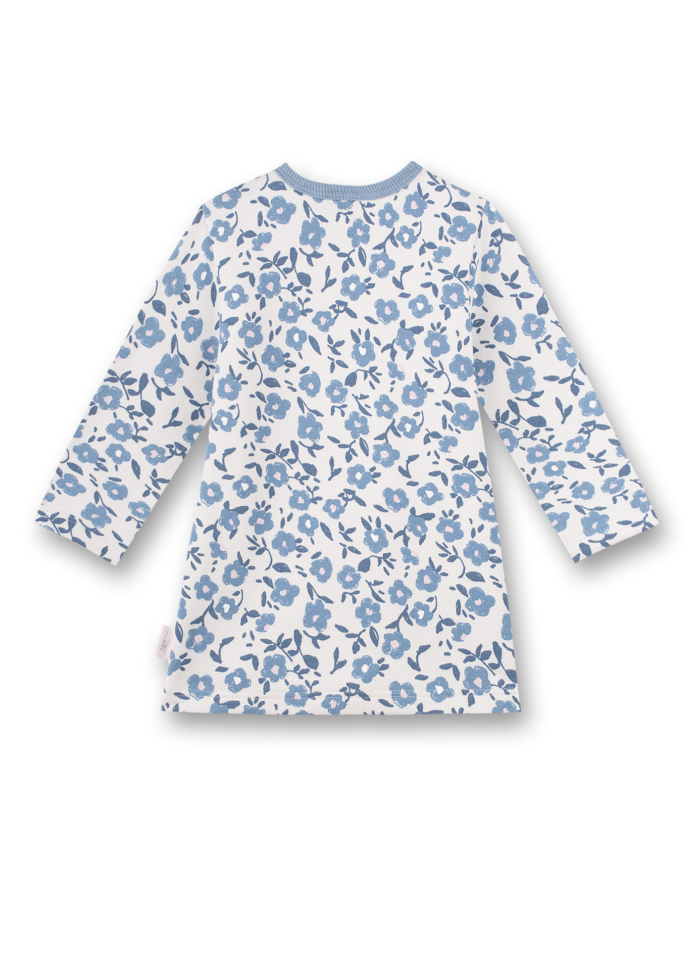 Mädchen-Kleid Off-White Blumen-Allover Emma the Cat