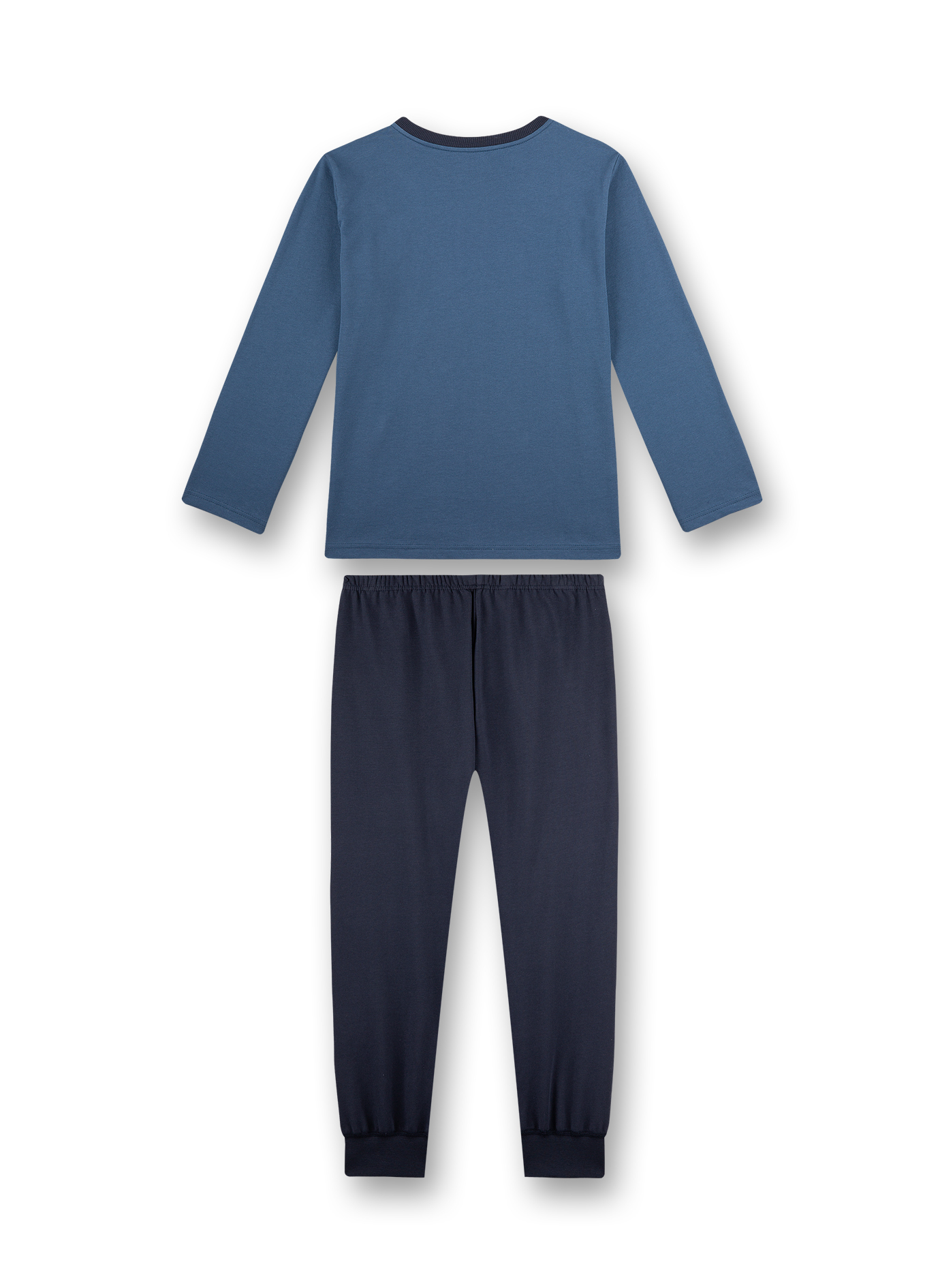 Jungen-Schlafanzug Blau Snowboarder