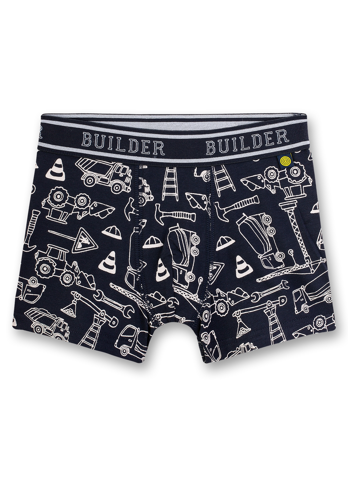 Jungen-Shorts Dunkelblau Builder