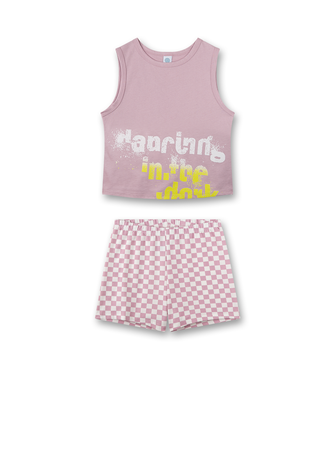 Mädchen-Schlafanzug kurz Pink