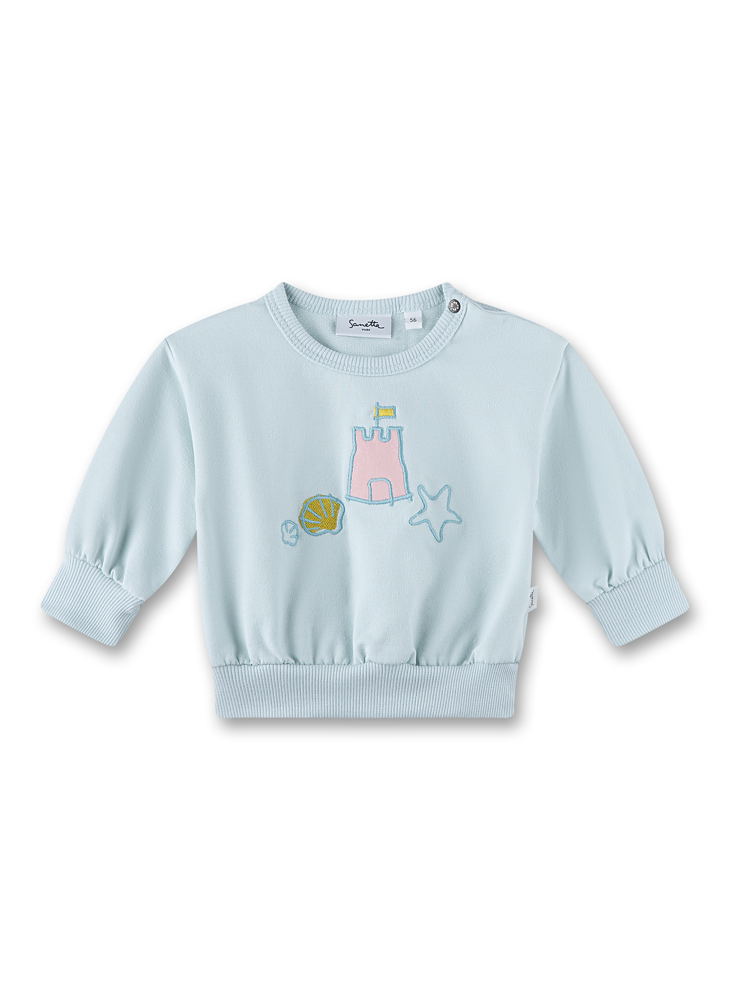 Mädchen-Sweatshirt hellblau