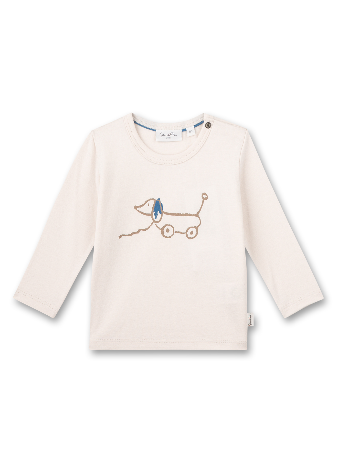 Jungen-Shirt langarm Off-White