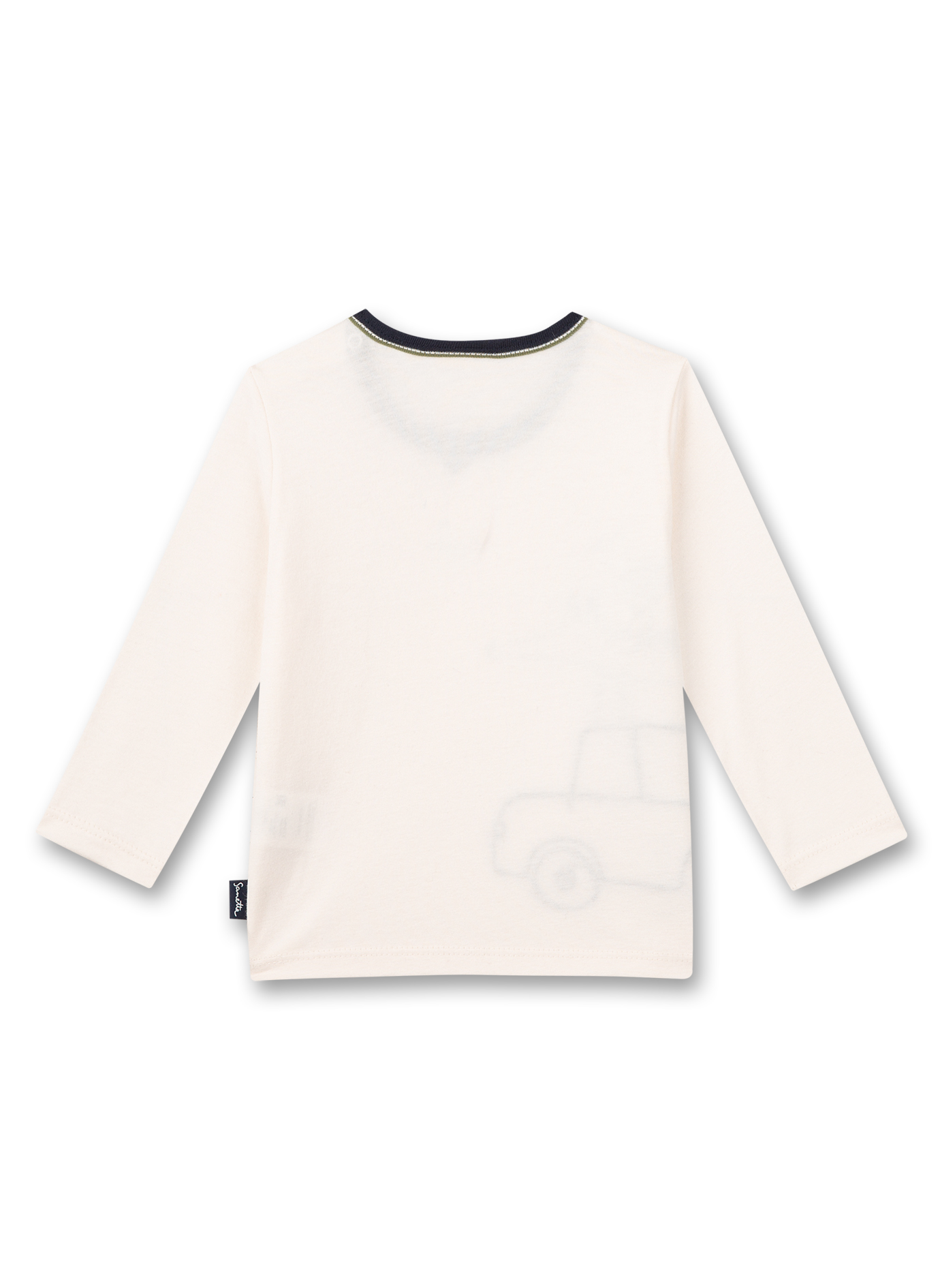 Jungen-Shirt langarm Off-White