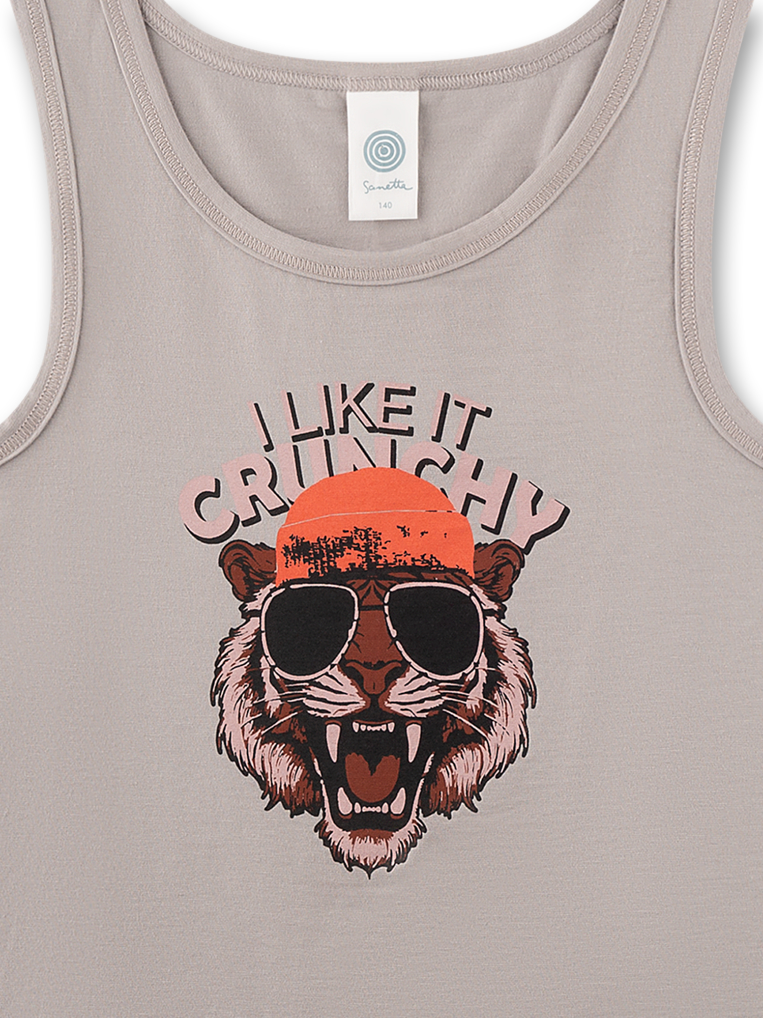 Tanktop, Graphic, Tiger, Sunglasses, Print