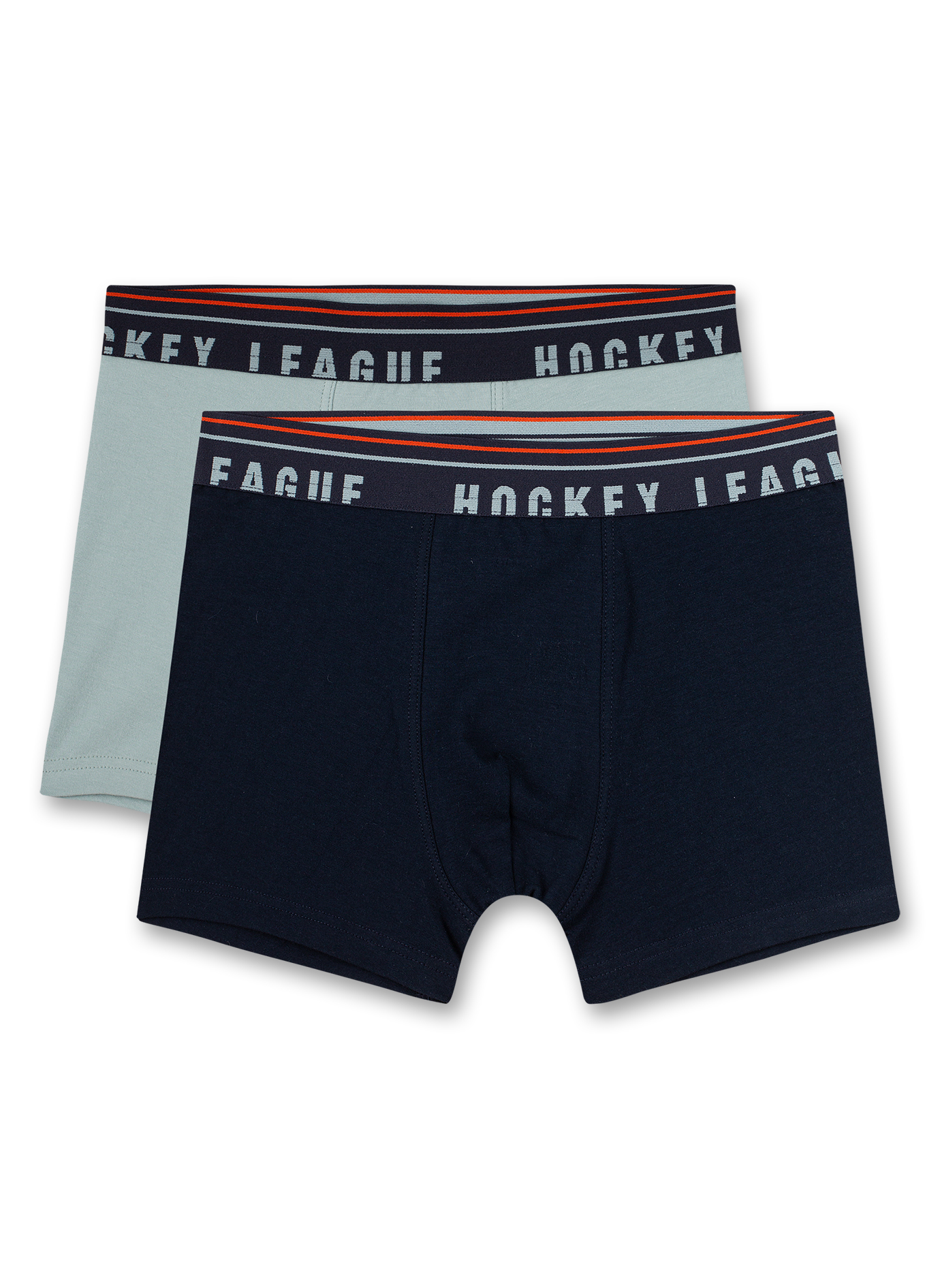 Jungen-Hipshorts (Doppelpack) Blau Hockey League